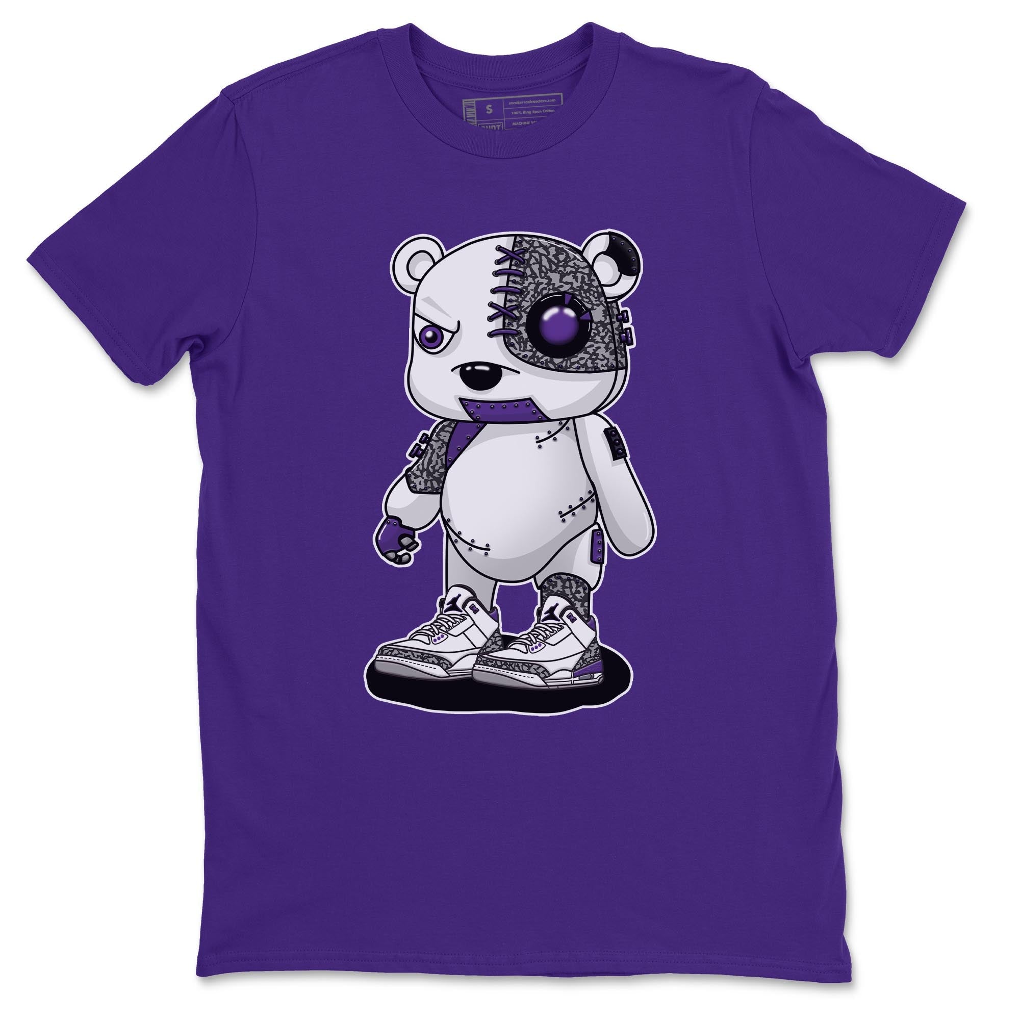 Cyborg Bear Unisex Tops - Air Jordan 3 Dark Iris