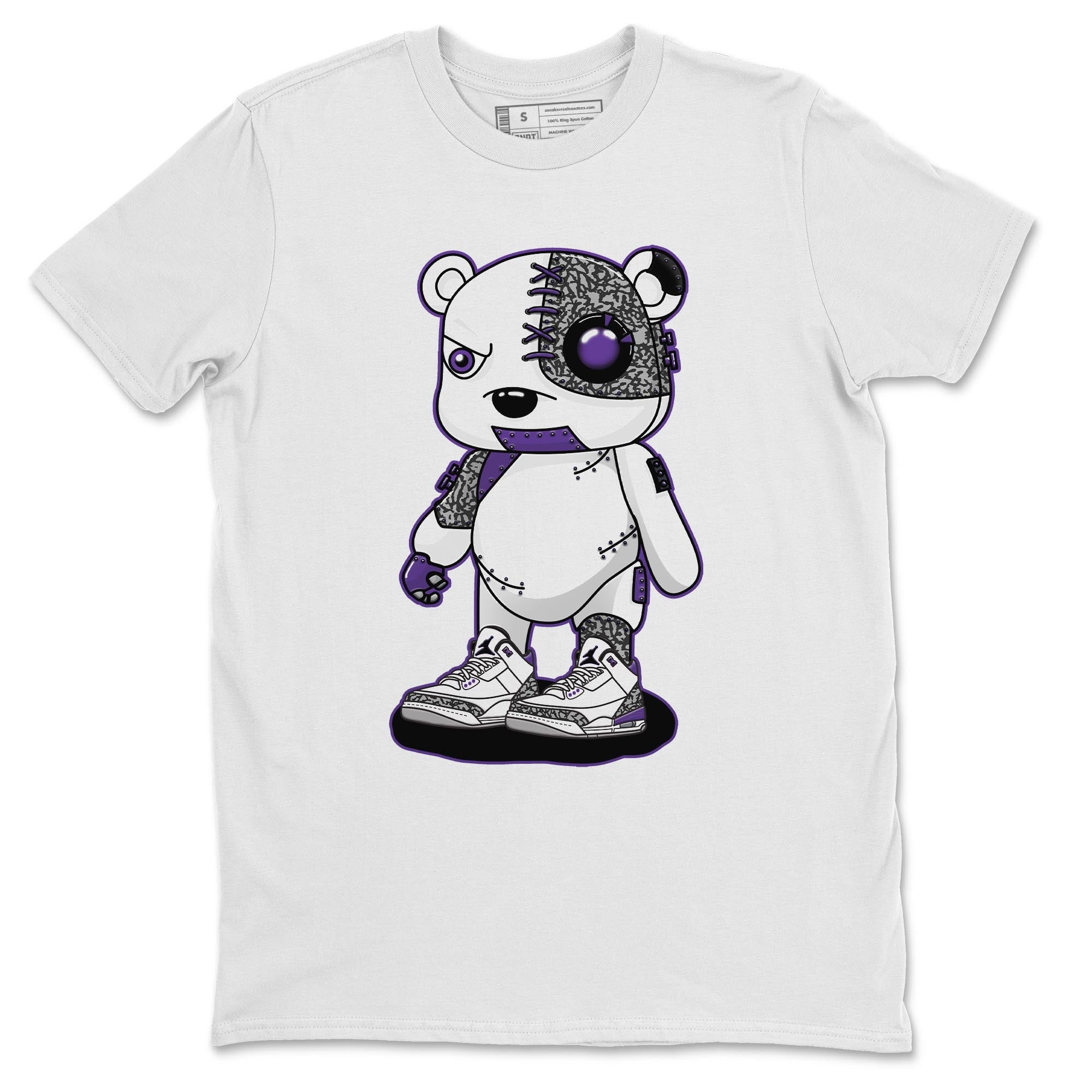 Cyborg Bear Unisex Tops - Air Jordan 3 Dark Iris