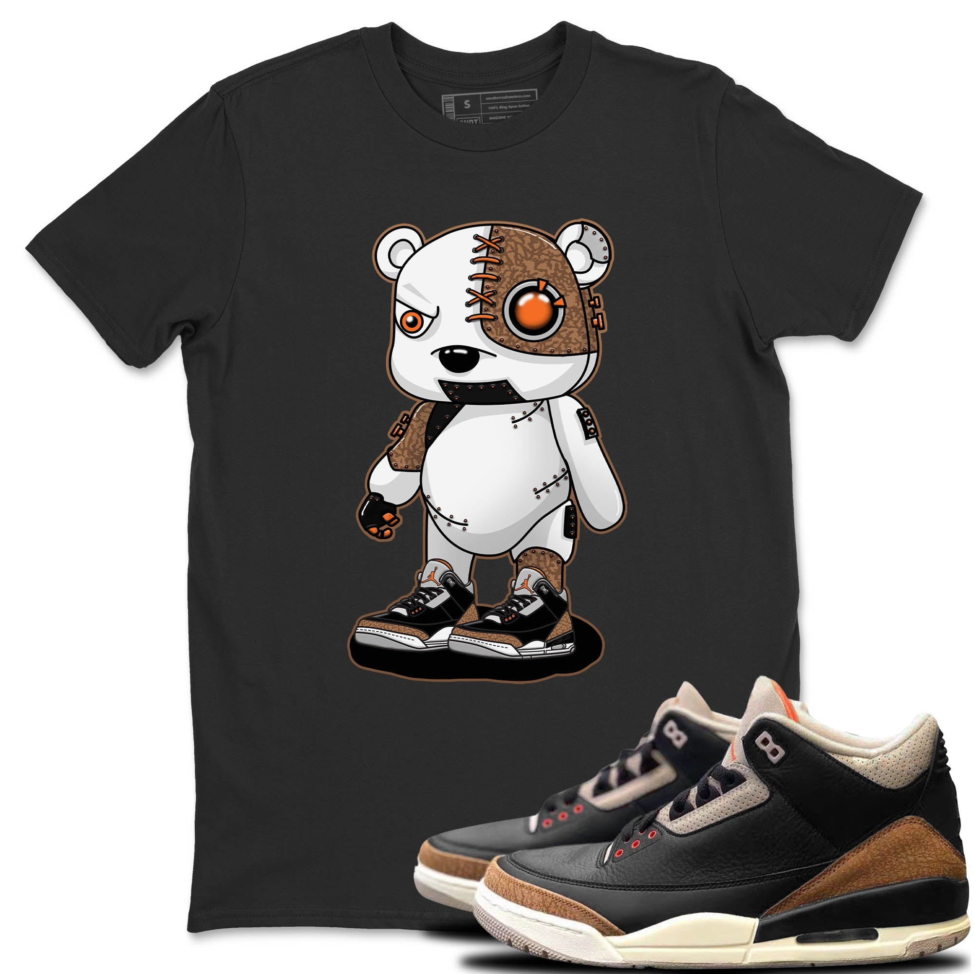 Cyborg Bear Unisex Tops - Air Jordan 3 Desert Elephant
