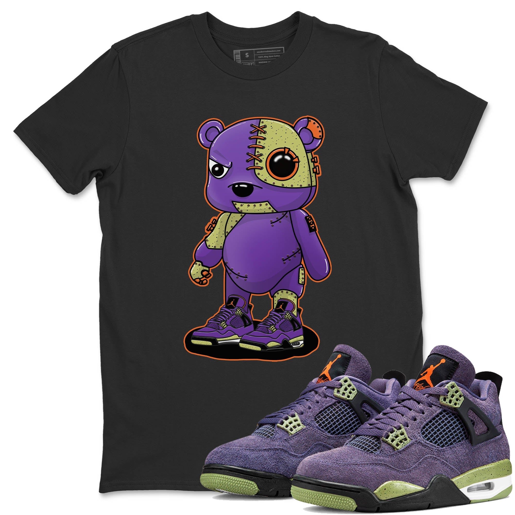 Cyborg Bear Unisex Tops - Air Jordan 4 Canyon Purple