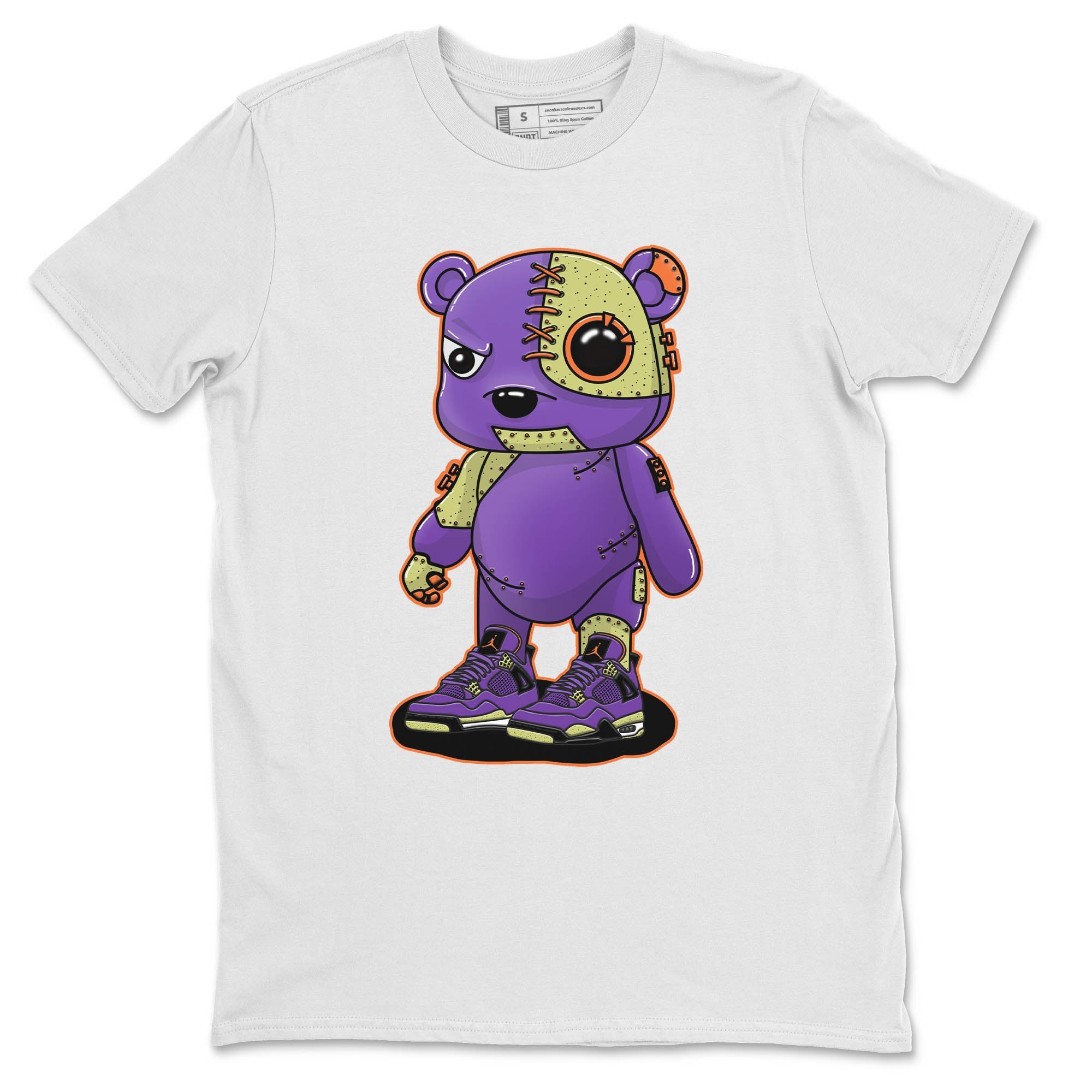 Cyborg Bear Unisex Tops - Air Jordan 4 Canyon Purple