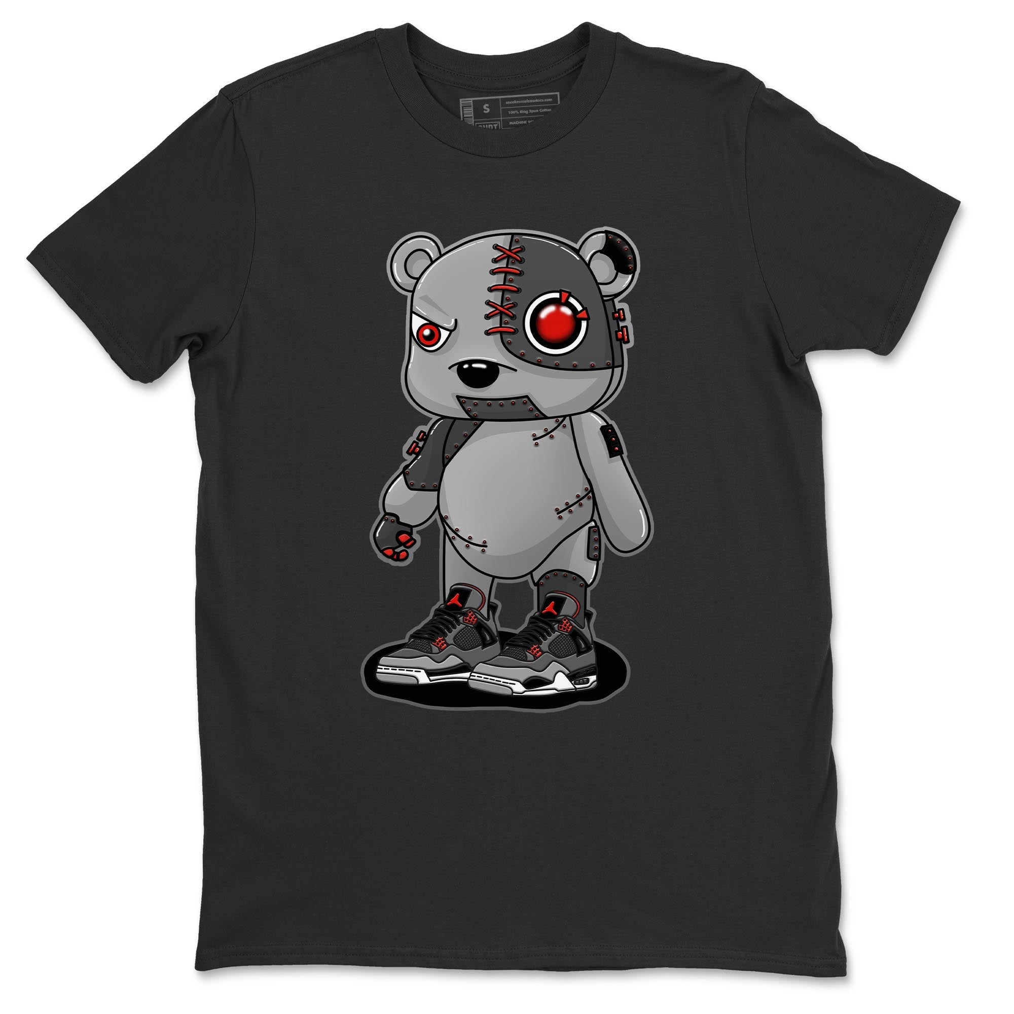 Cyborg Bear Unisex Tops - Air Jordan 4 Infrared