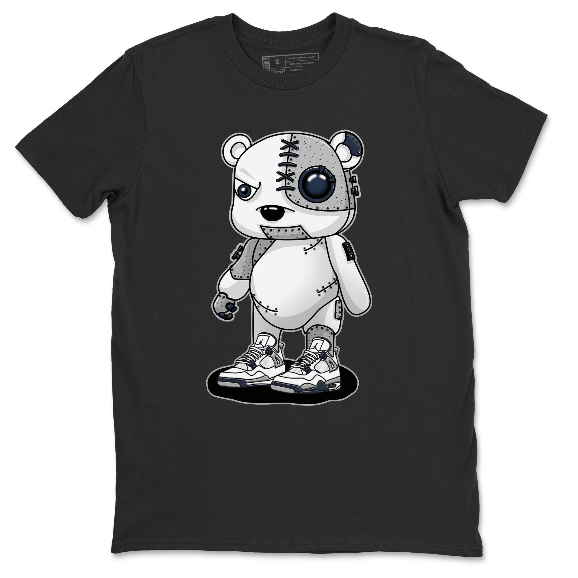 Cyborg Bear Unisex Tops - Air Jordan 4 Midnight Navy