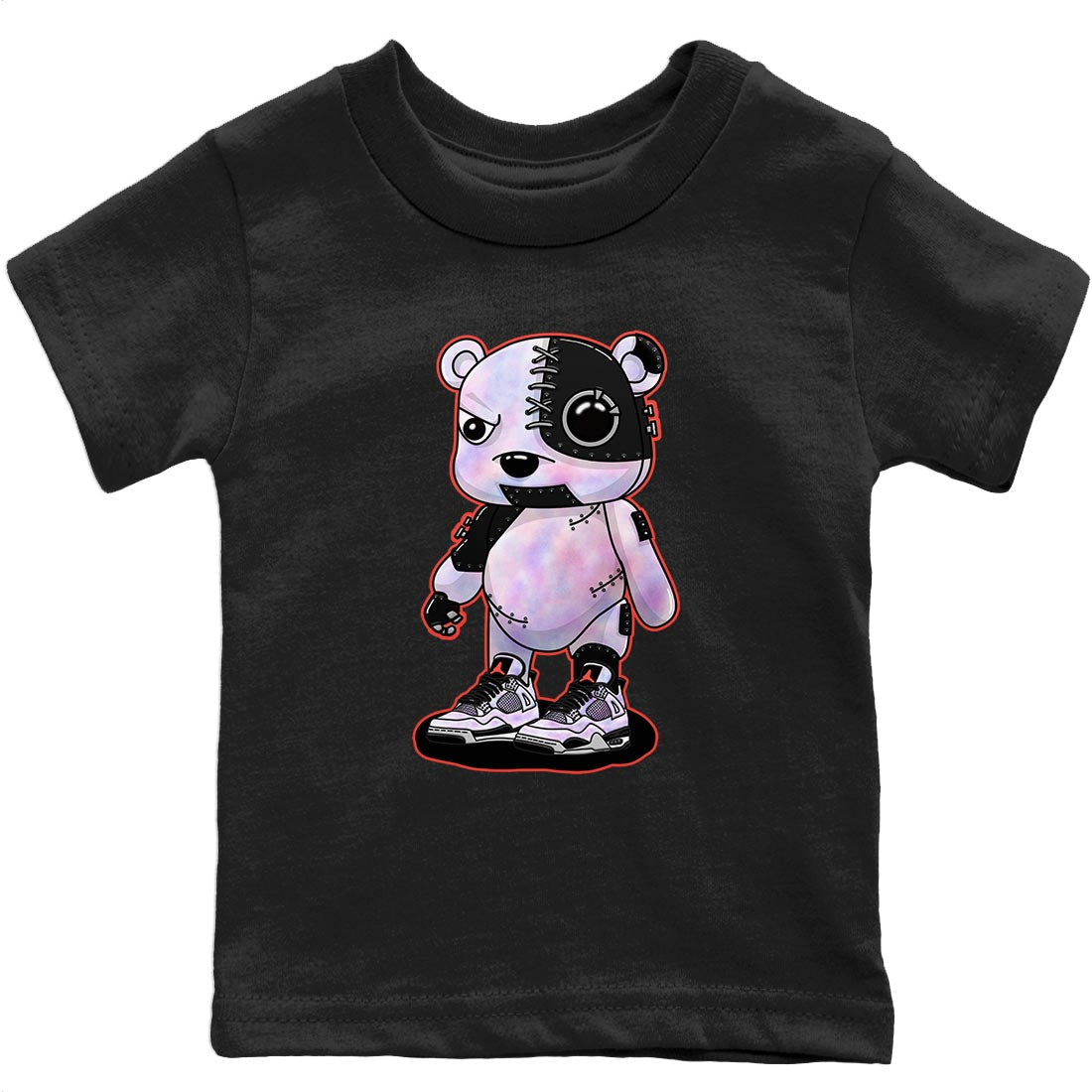 Cyborg Bear Kids Tops - Air Jordan 4 Zen Master