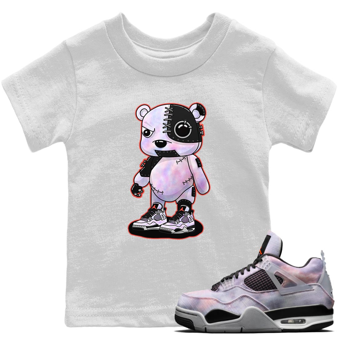 Cyborg Bear Kids Tops - Air Jordan 4 Zen Master
