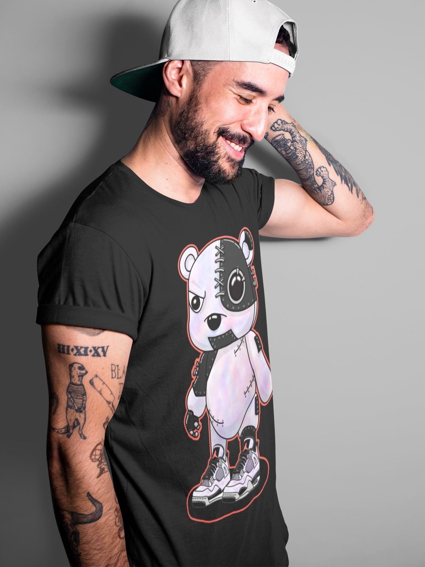 Cyborg Bear Unisex Tops - Air Jordan 4 Zen Master