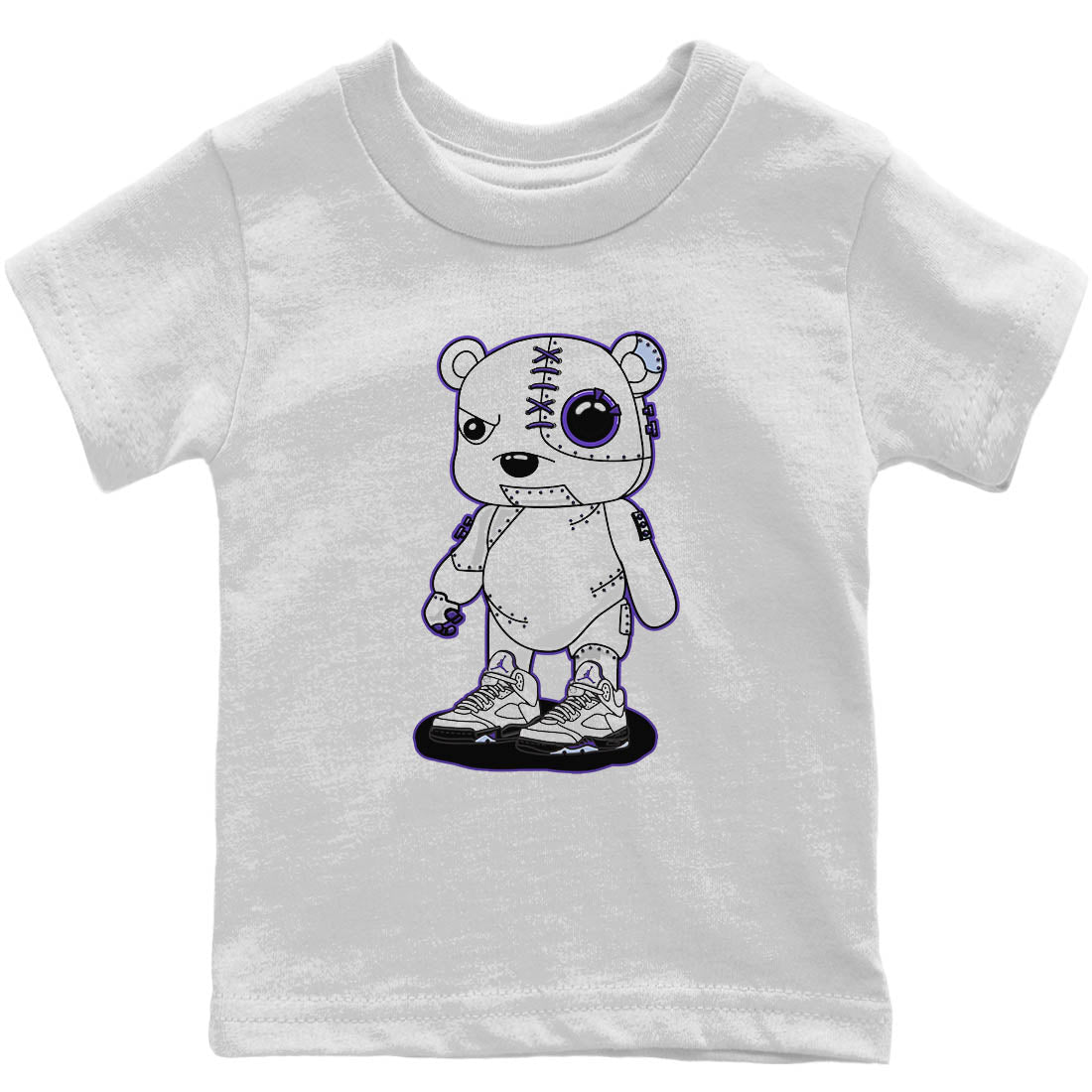 Cyborg Bear Kids Tops - Air Jordan 5 Concord