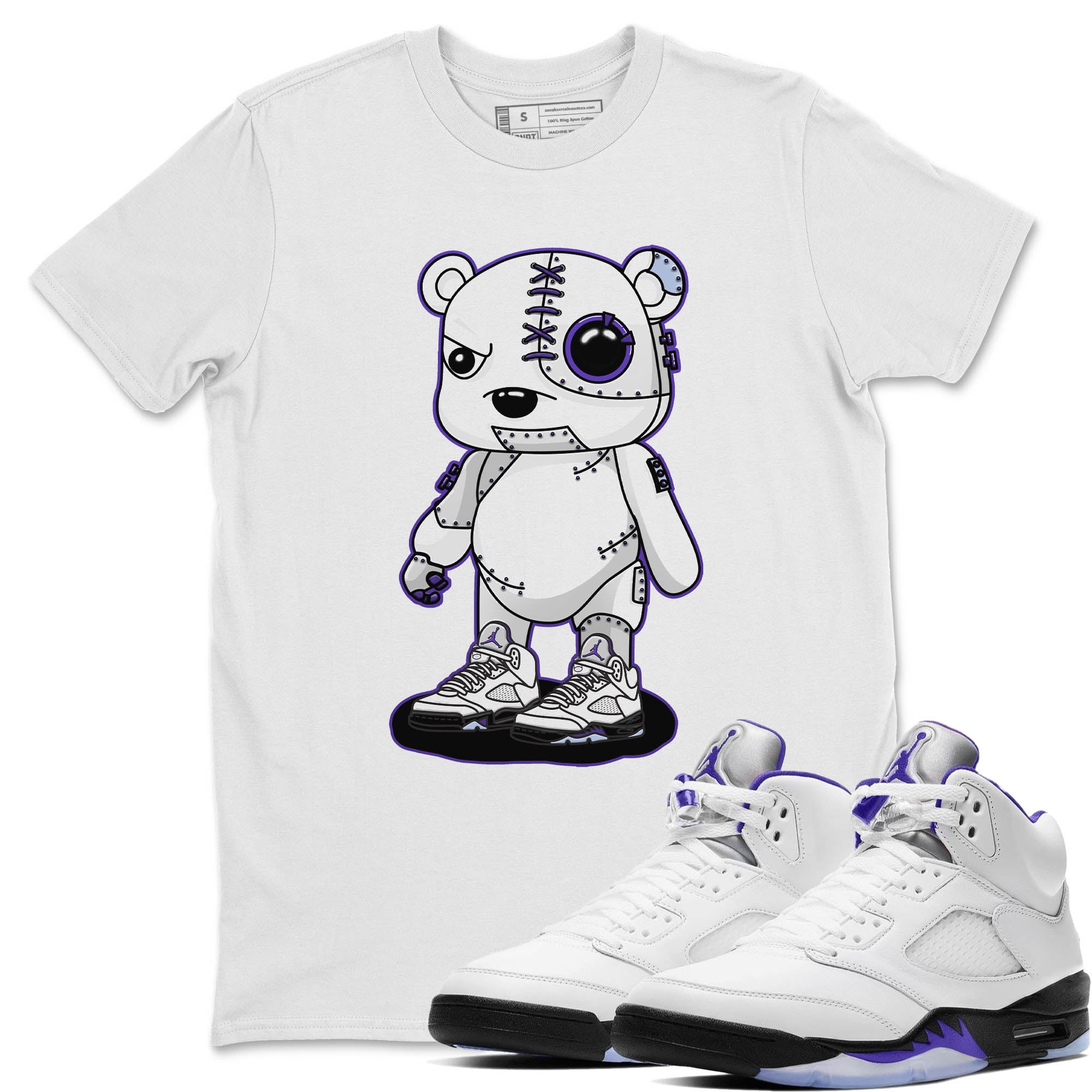 Cyborg Bear Unisex Tops - Air Jordan 5 Concord