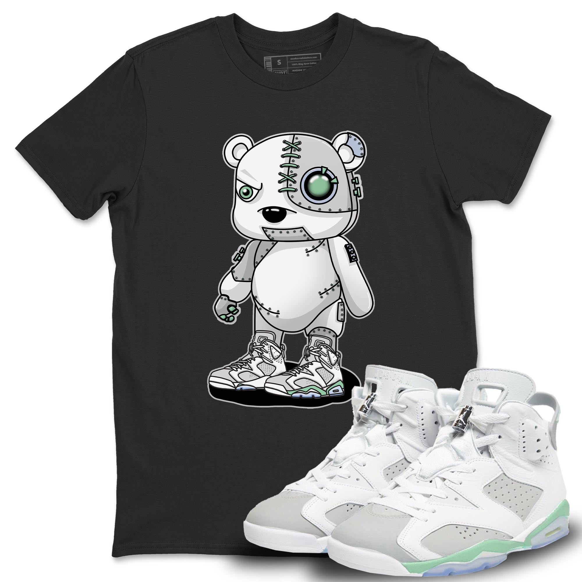 Cyborg Bear Unisex Tops - Air Jordan 6 Mint Foam