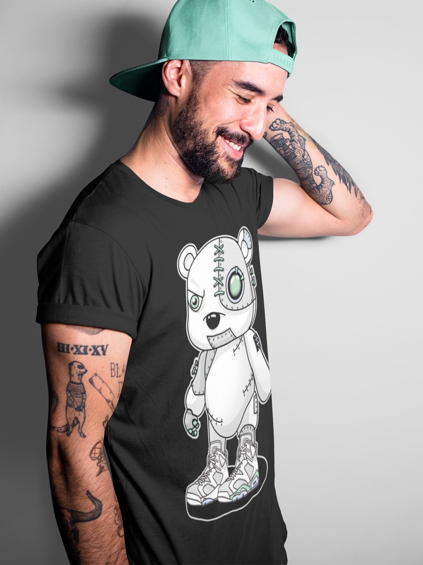 Cyborg Bear Unisex Tops - Air Jordan 6 Mint Foam