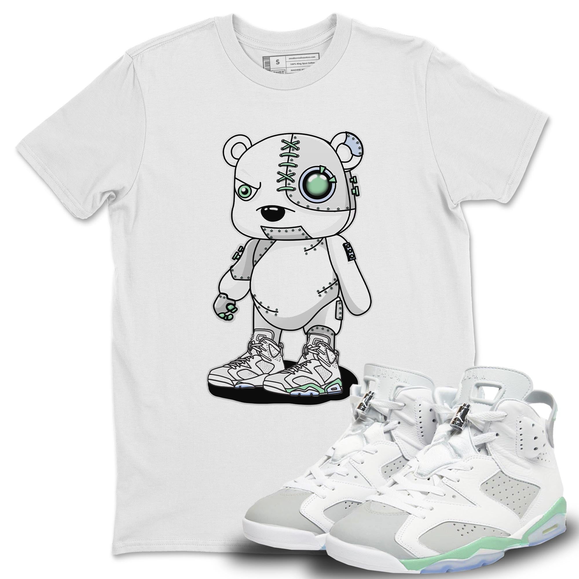 Cyborg Bear Unisex Tops - Air Jordan 6 Mint Foam