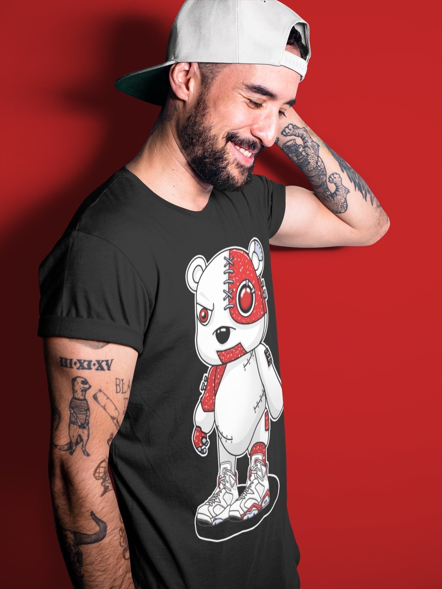 Cyborg Bear Unisex Tops - Air Jordan 6 Red Velvet Cookies