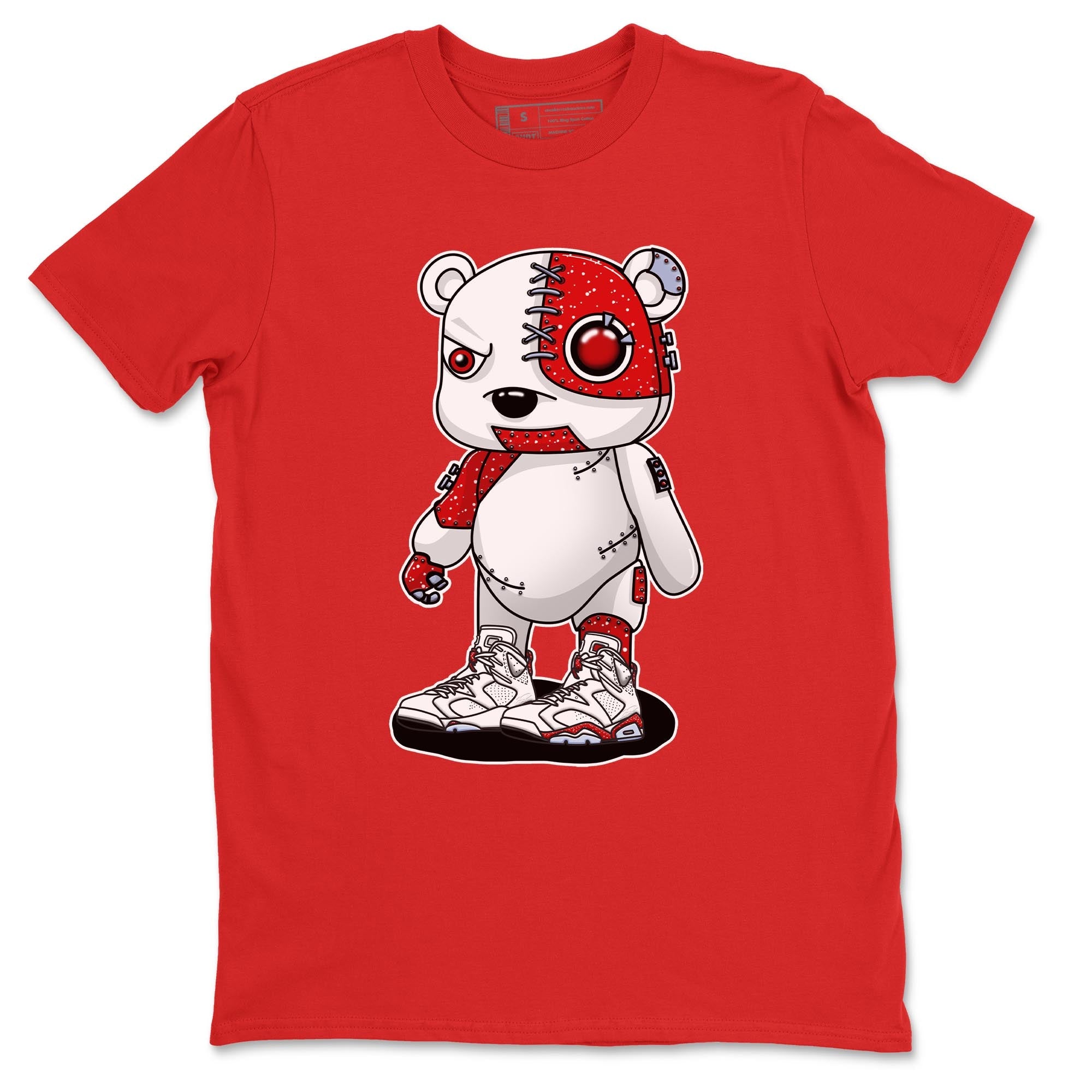 Cyborg Bear Unisex Tops - Air Jordan 6 Red Velvet Cookies