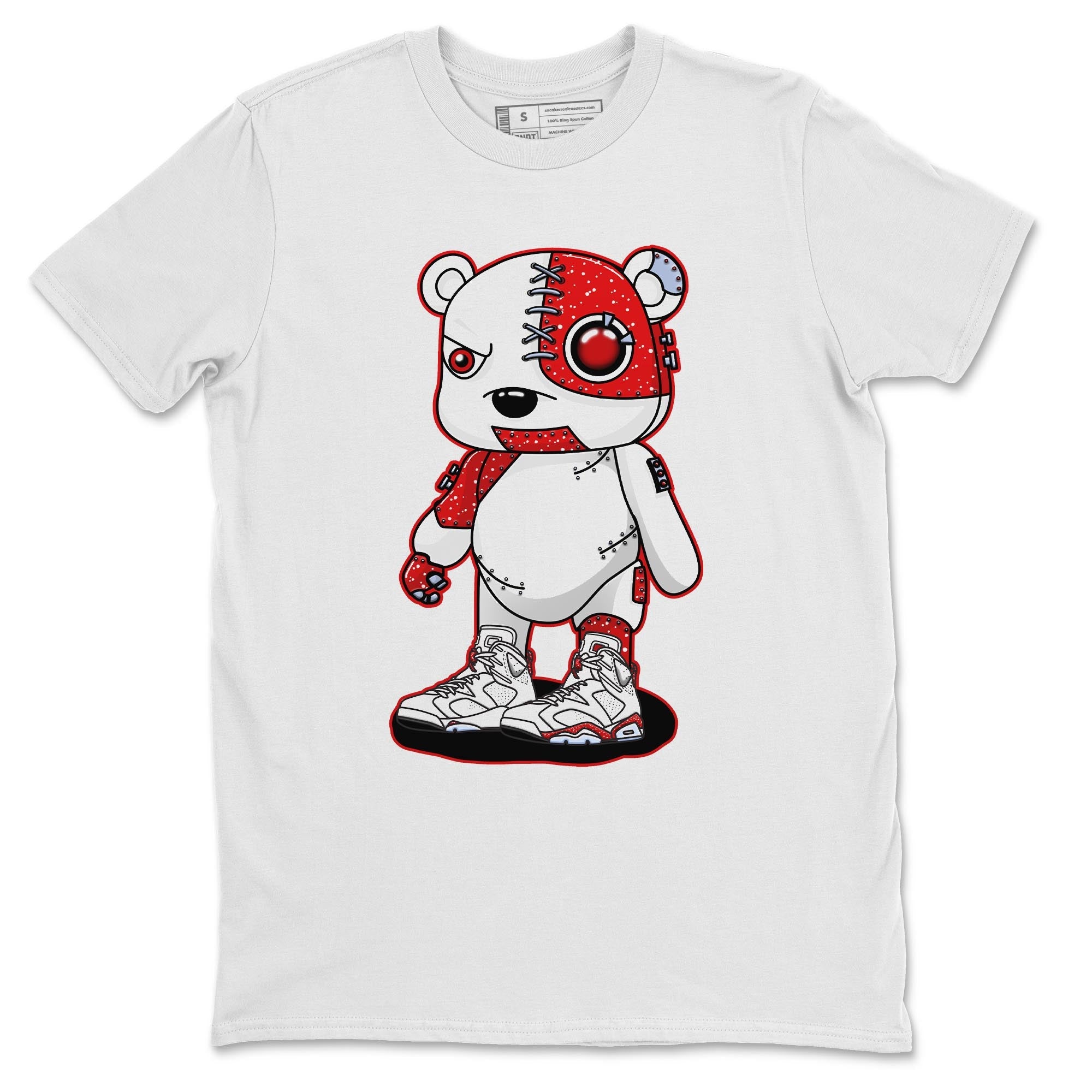 Cyborg Bear Unisex Tops - Air Jordan 6 Red Velvet Cookies