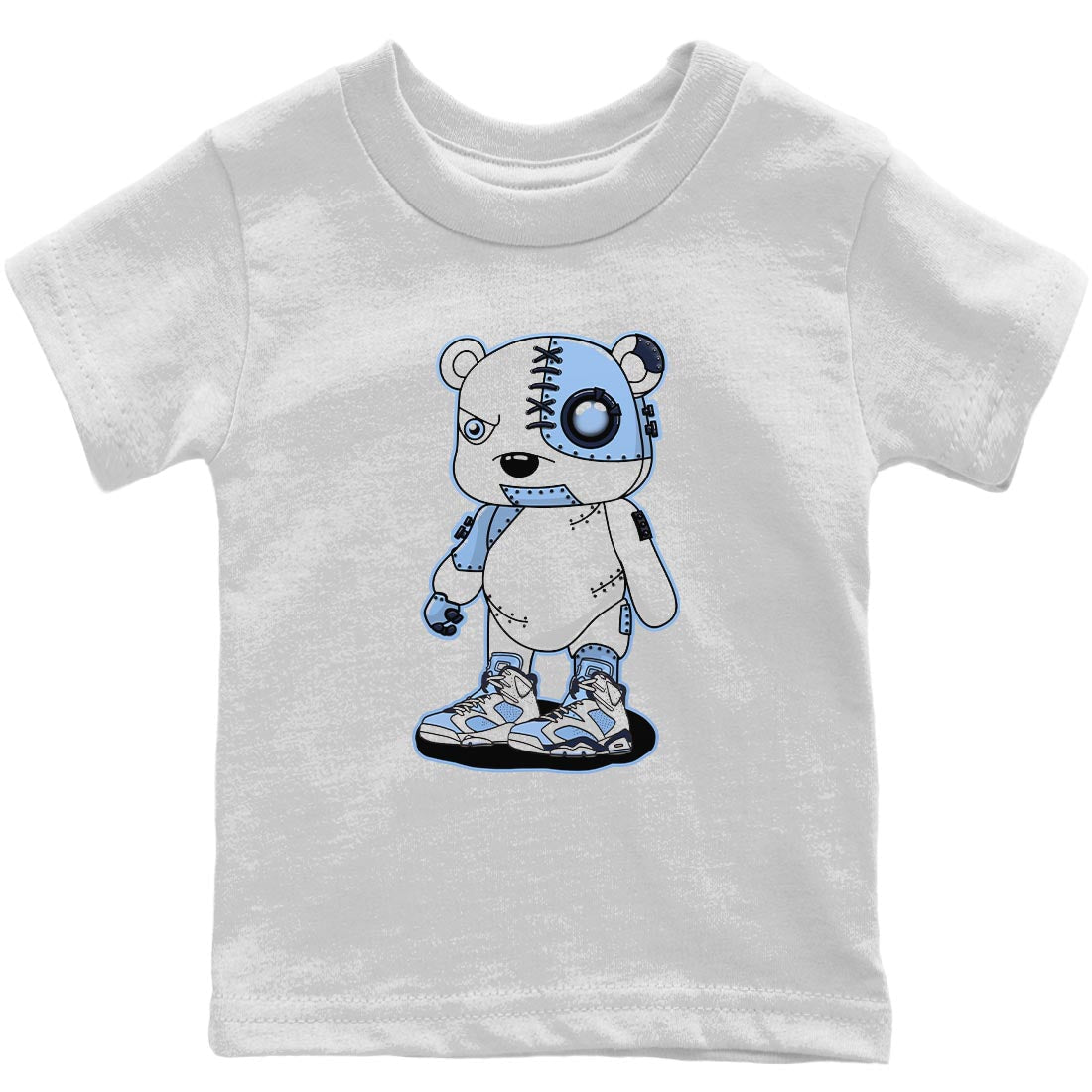 Cyborg Bear Kids Tops - Air Jordan 6 UNC