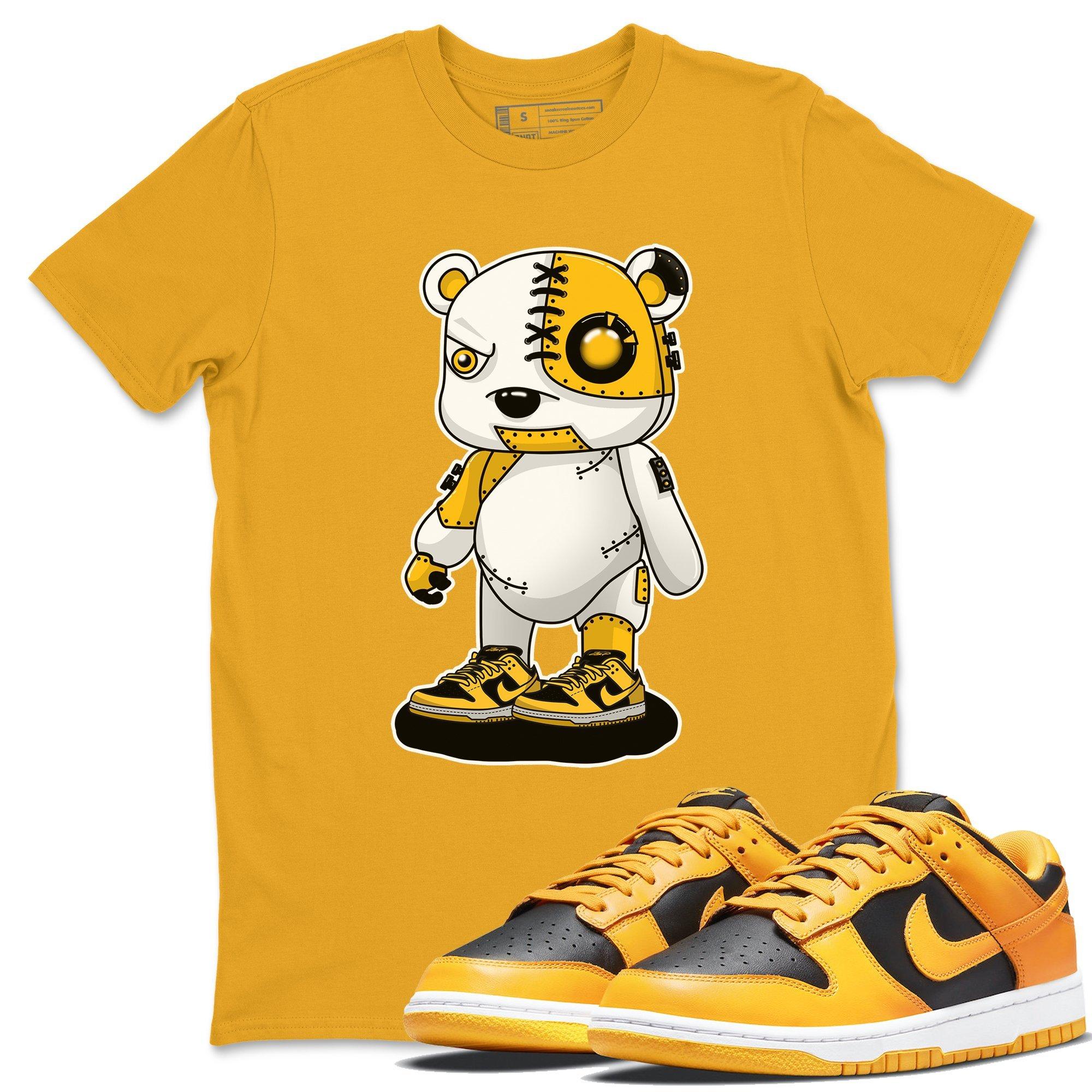Cyborg Bear Unisex Tops - Dunk Championship Goldenrod