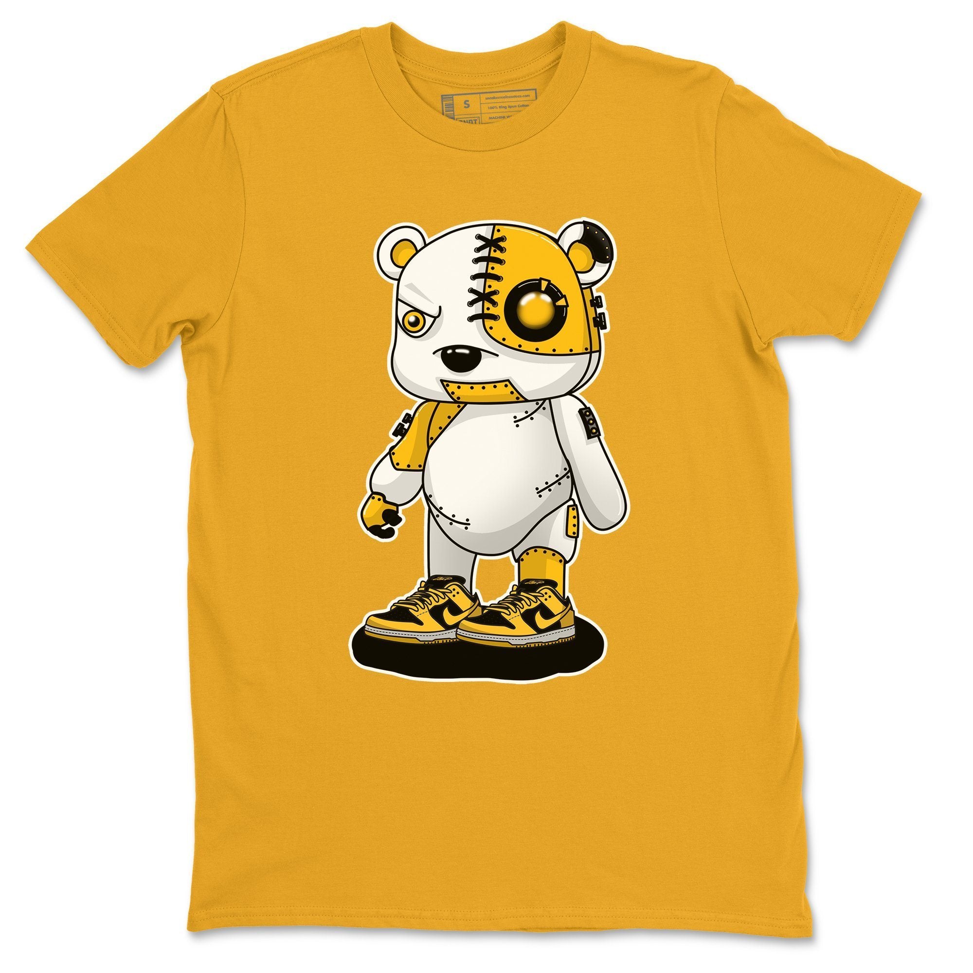 Cyborg Bear Unisex Tops - Dunk Championship Goldenrod
