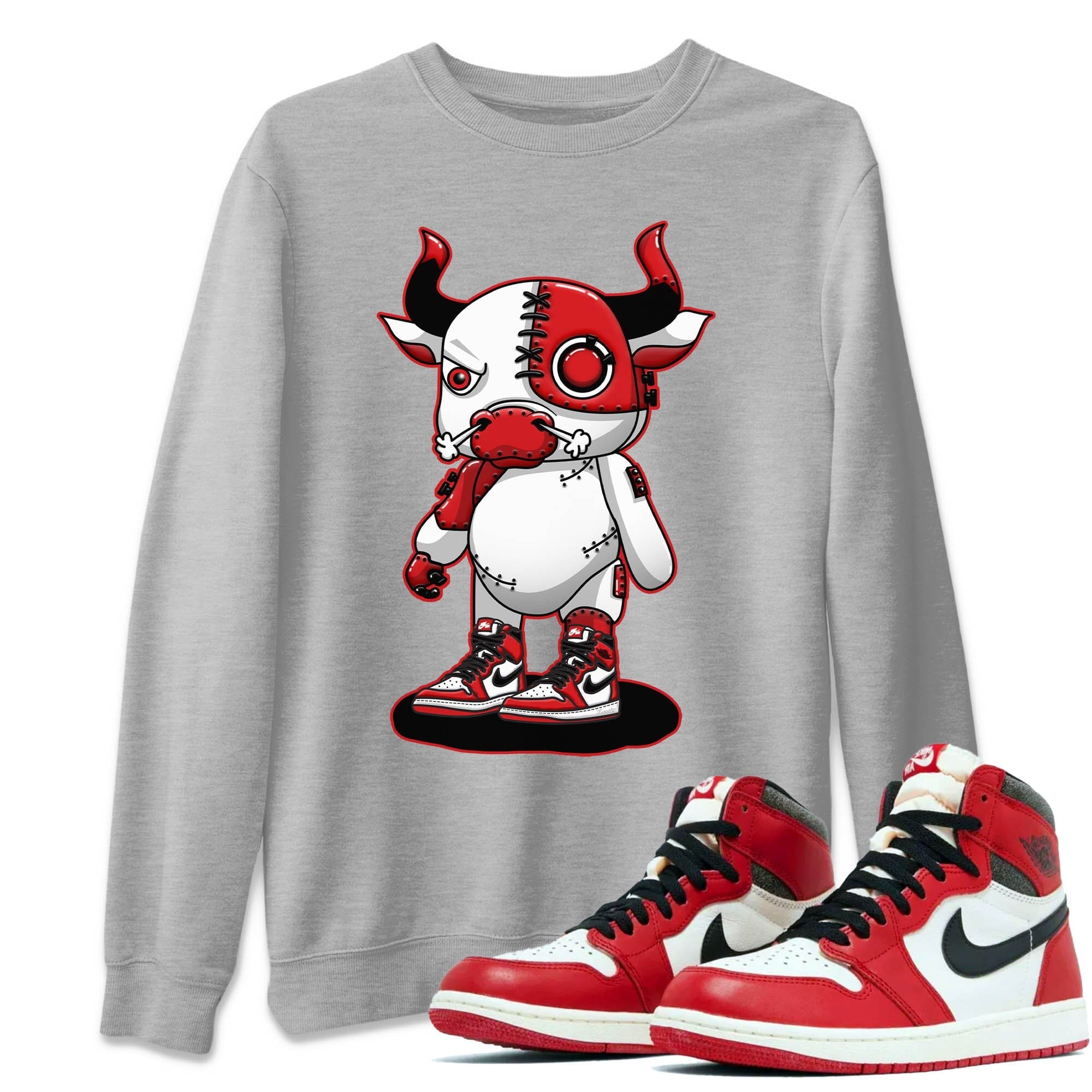 Cyborg Bull Unisex Tops - Air Jordan 1 Lost & Found