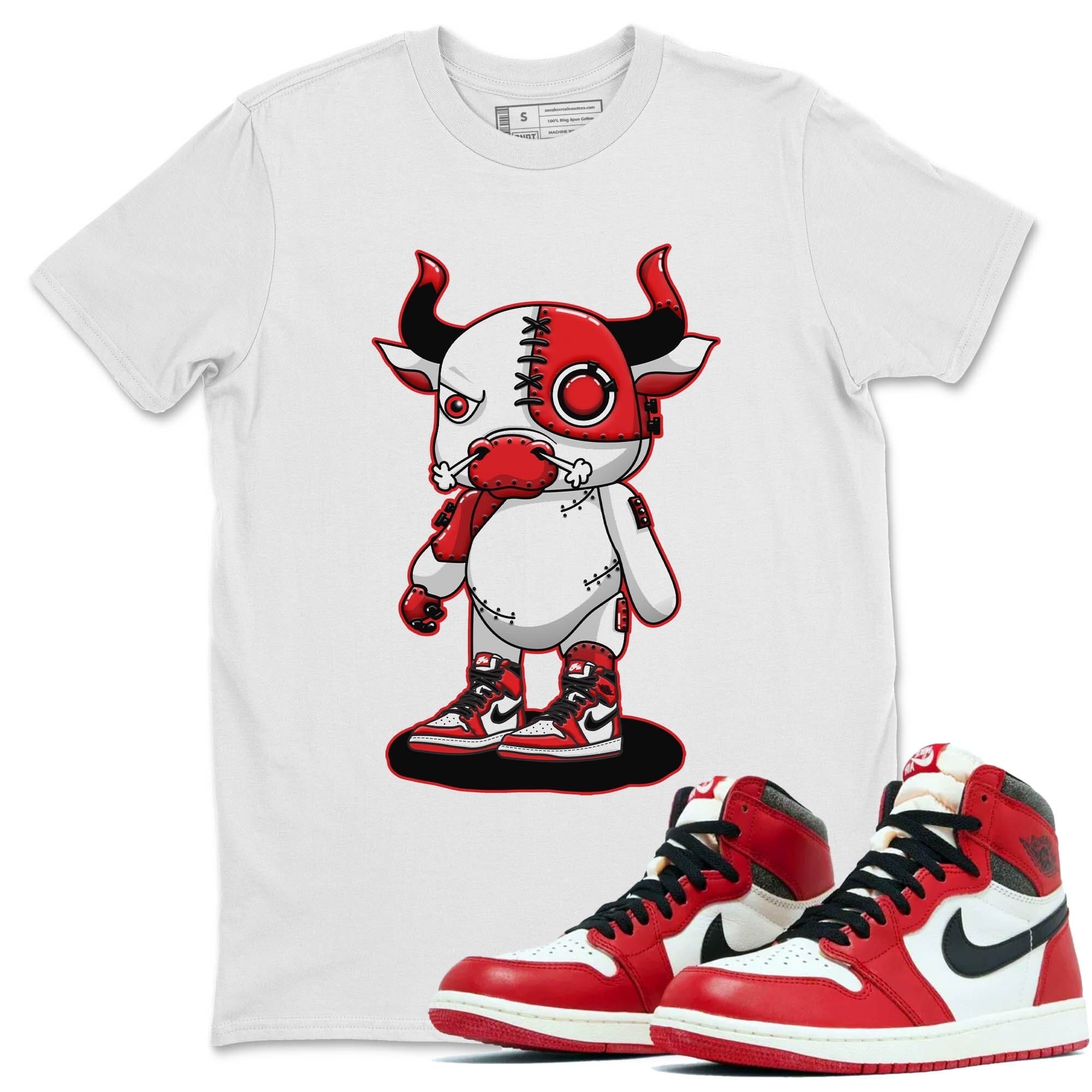 Cyborg Bull Unisex Tops - Air Jordan 1 Lost & Found