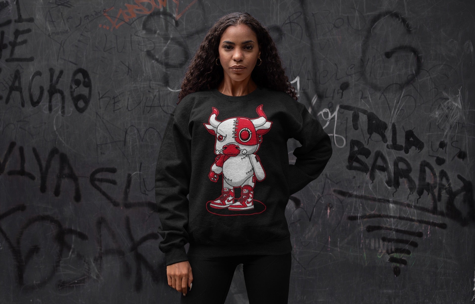 Cyborg Bull Unisex Tops - Air Jordan 1 Newstalgia