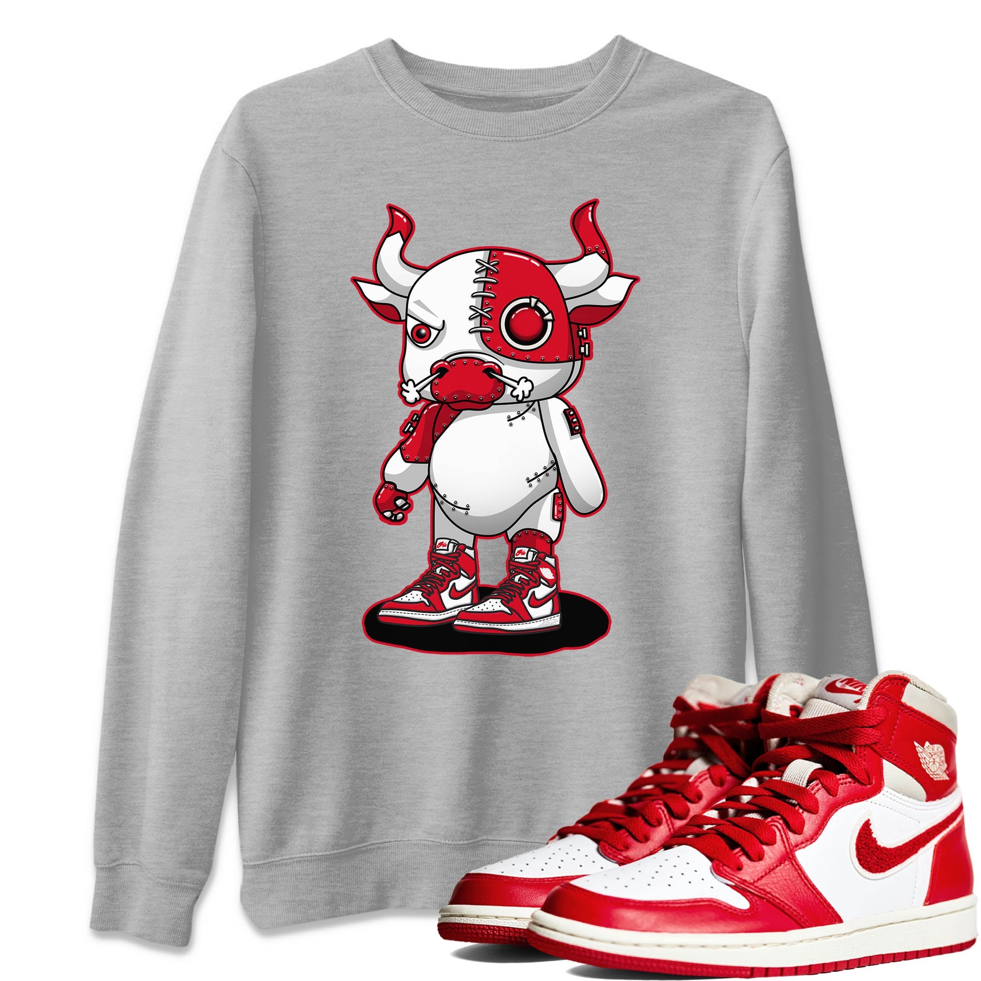 Cyborg Bull Unisex Tops - Air Jordan 1 Newstalgia