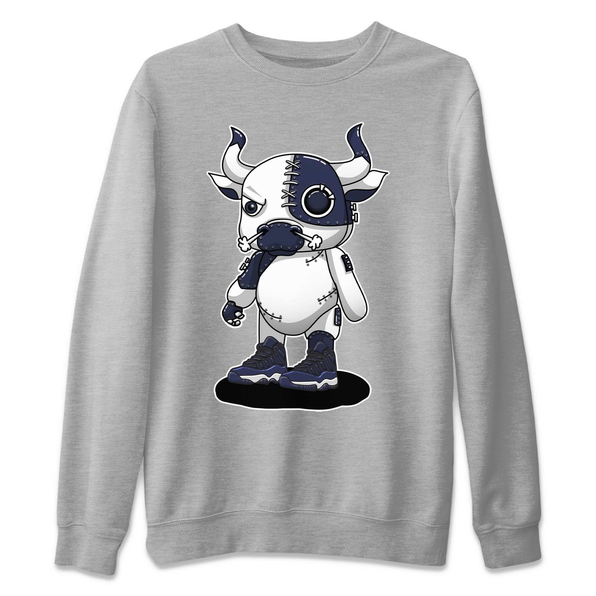 Cyborg Bull Unisex Tops - Air Jordan 11 Midnight Navy