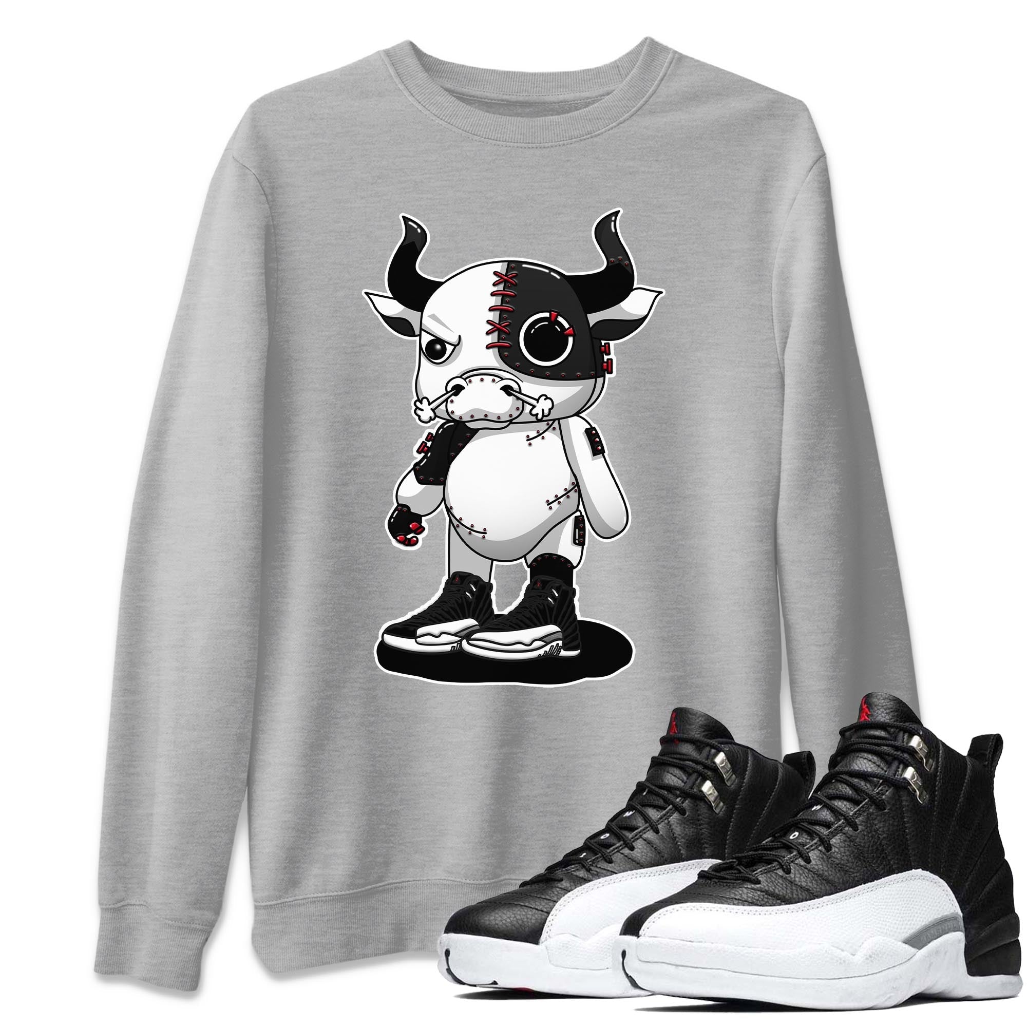 Cyborg Bull Unisex Tops - Air Jordan 12 Playoffs