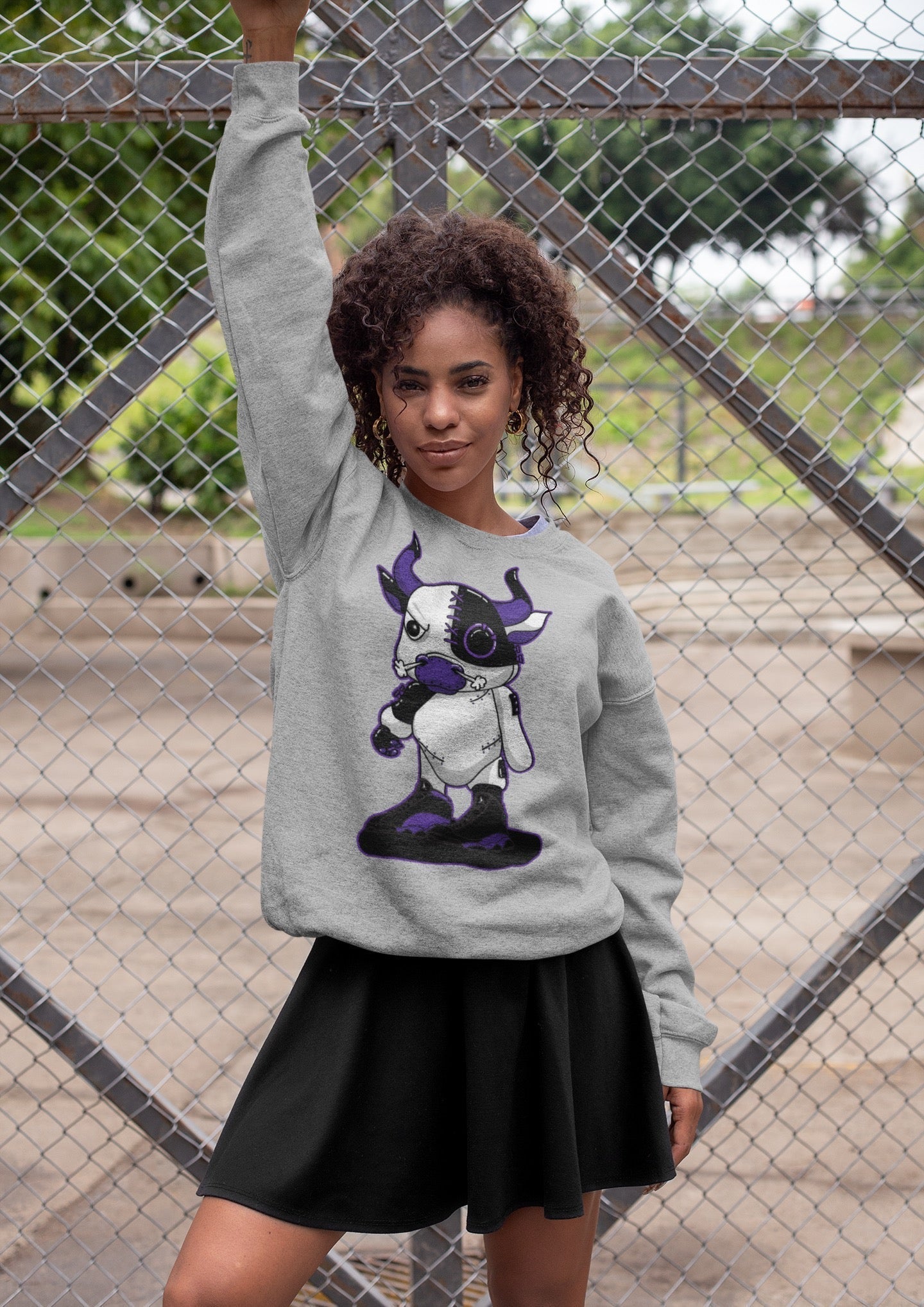 Cyborg Bull Unisex Tops - Air Jordan 13 Court Purple