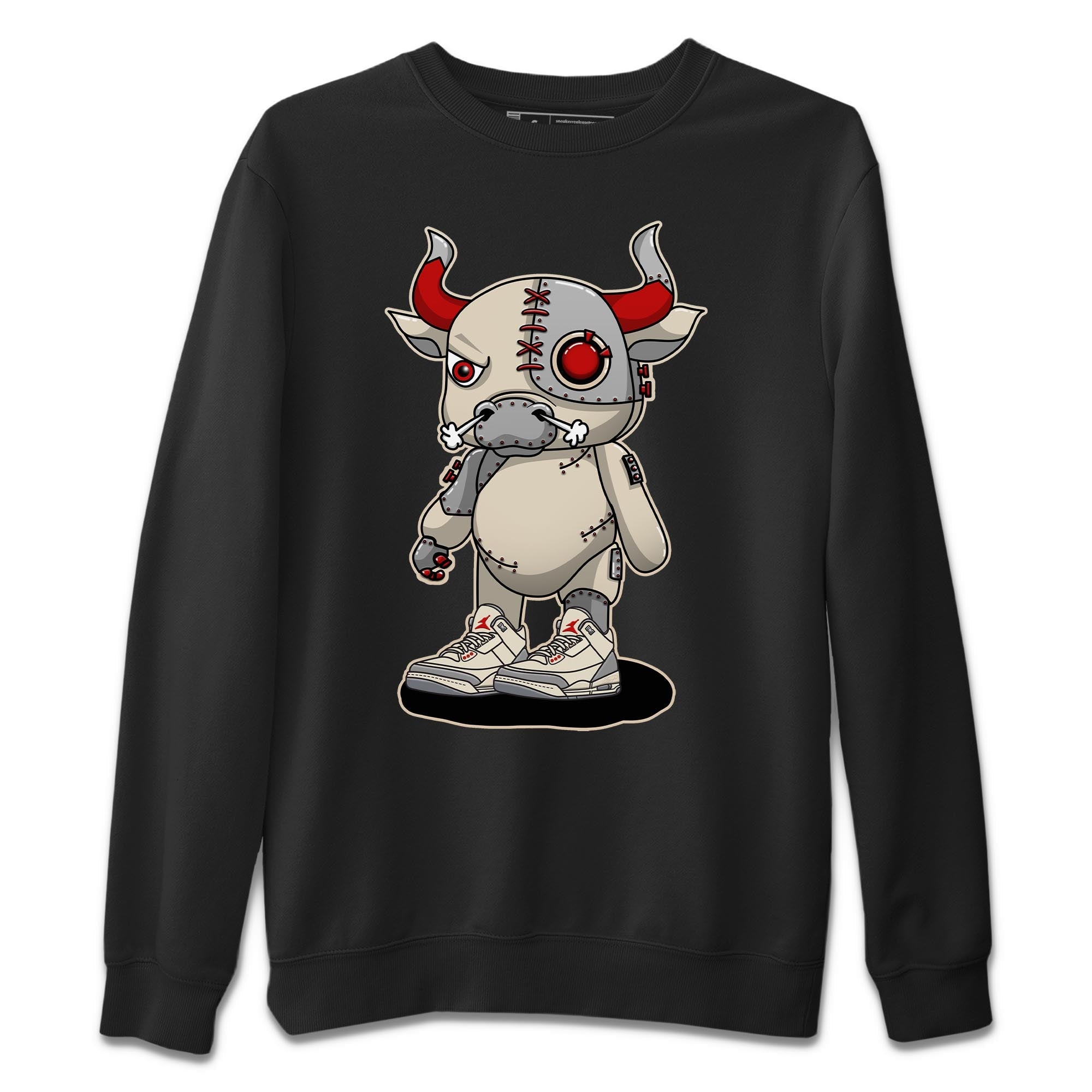 Cyborg Bull Unisex Tops - Air Jordan 3 Muslin