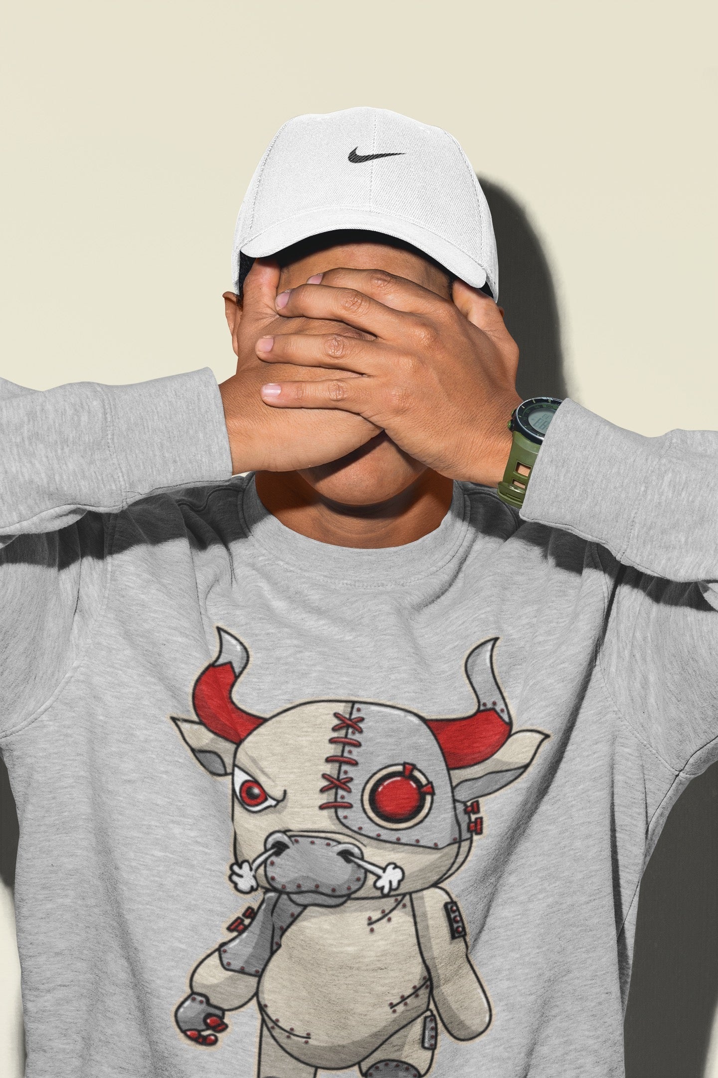 Cyborg Bull Unisex Tops - Air Jordan 3 Muslin