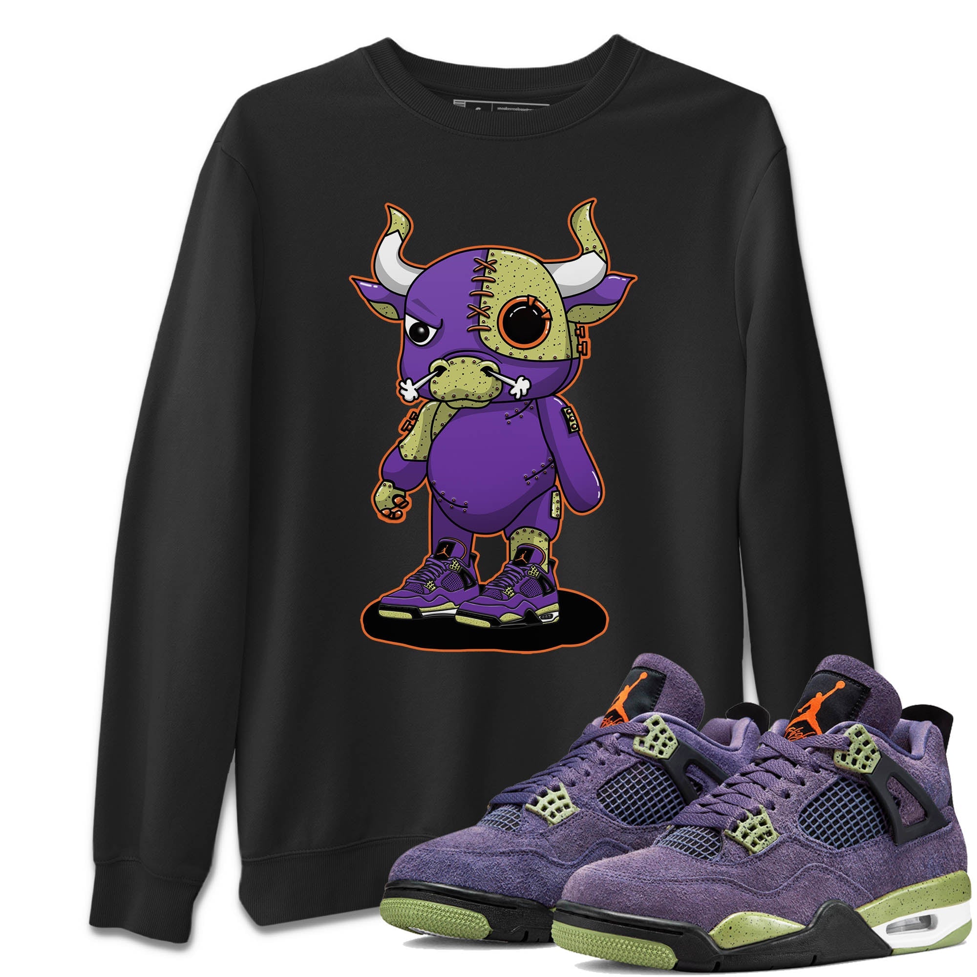 Cyborg Bull Unisex Tops - Air Jordan 4 Canyon Purple
