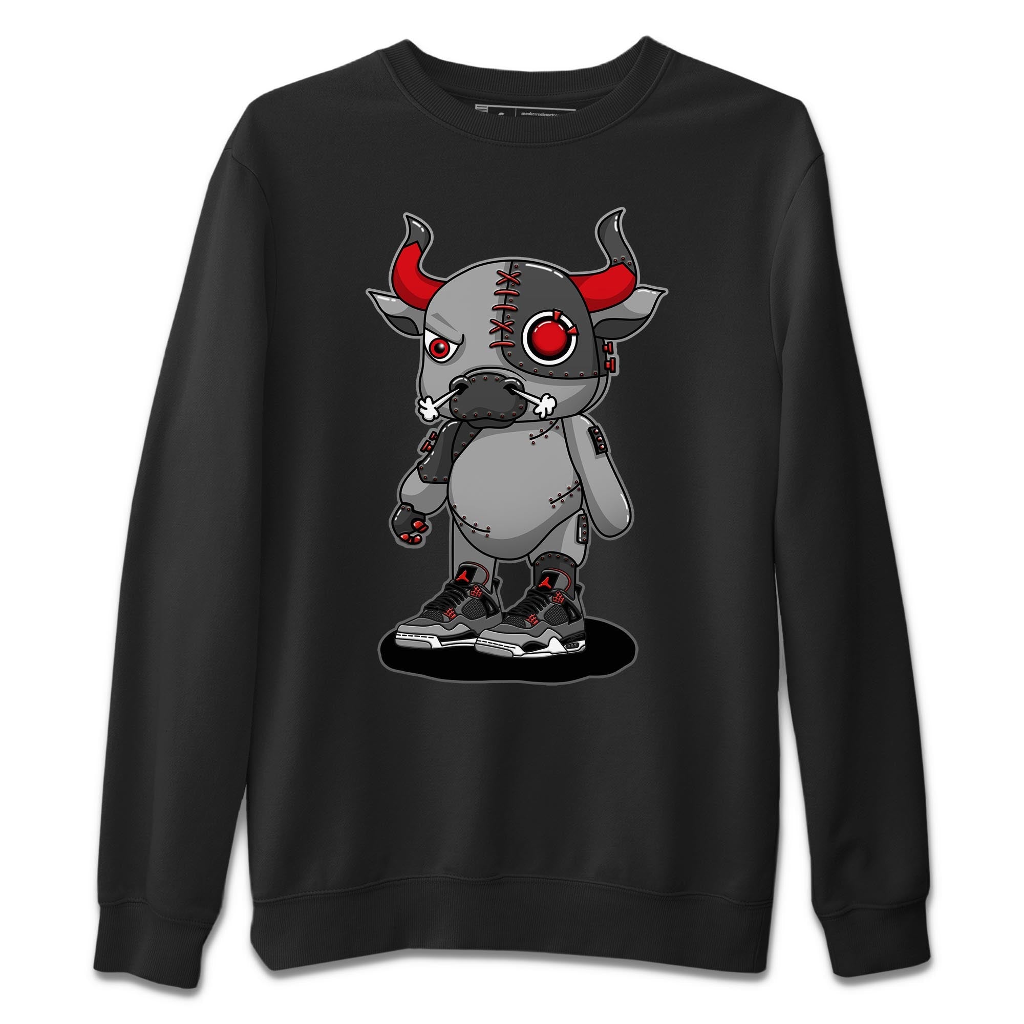 Cyborg Bull Unisex Tops - Air Jordan 4 Infrared