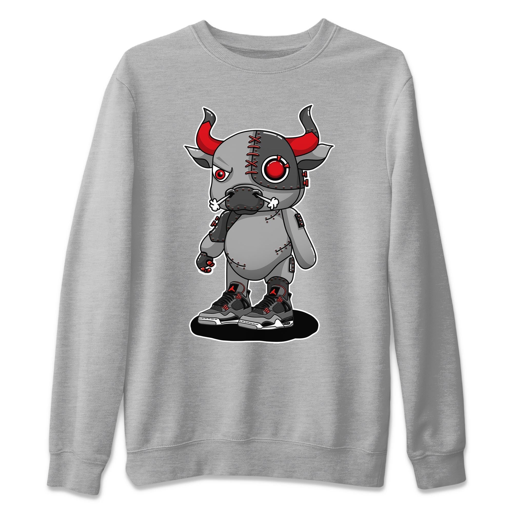 Cyborg Bull Unisex Tops - Air Jordan 4 Infrared