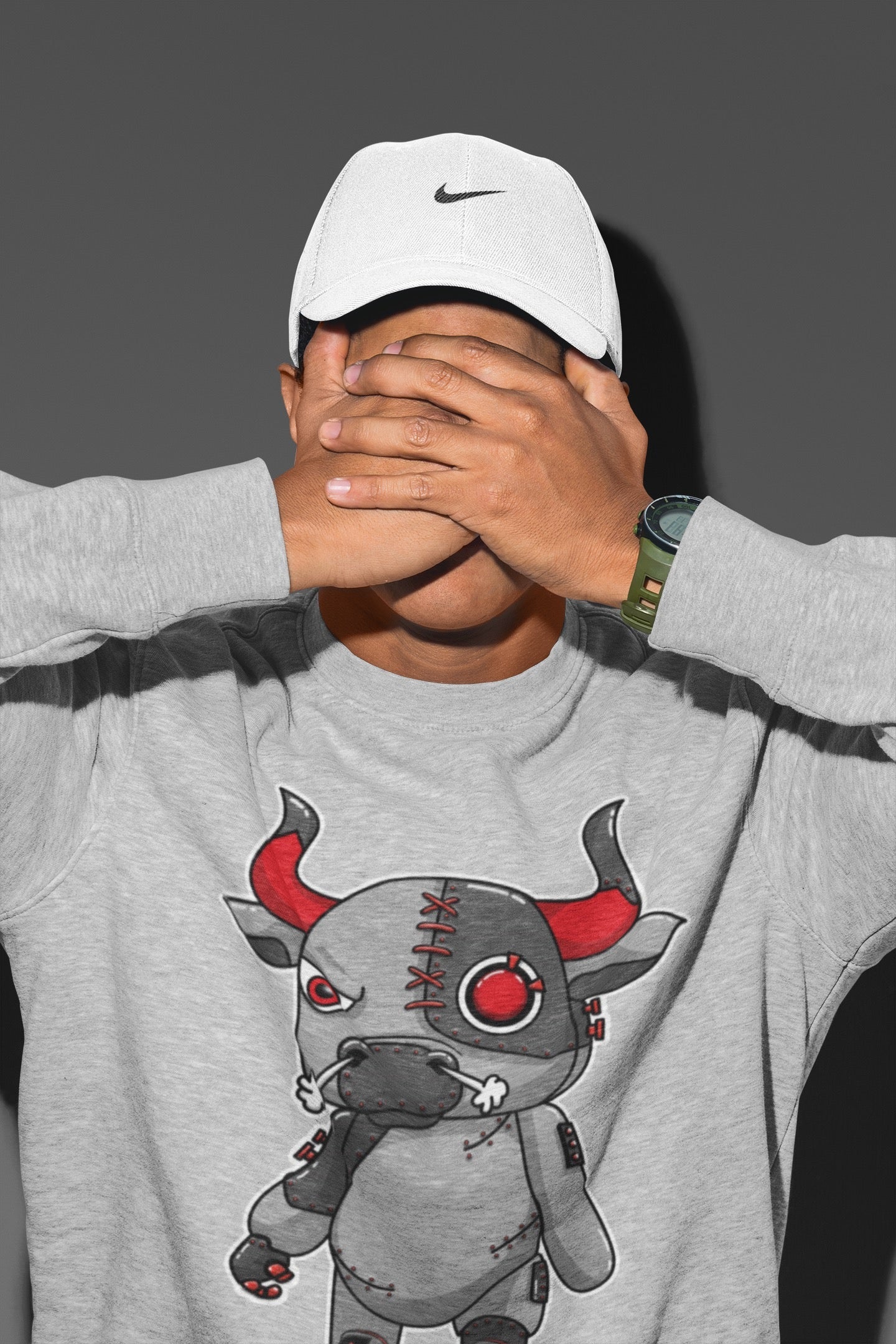 Cyborg Bull Unisex Tops - Air Jordan 4 Infrared