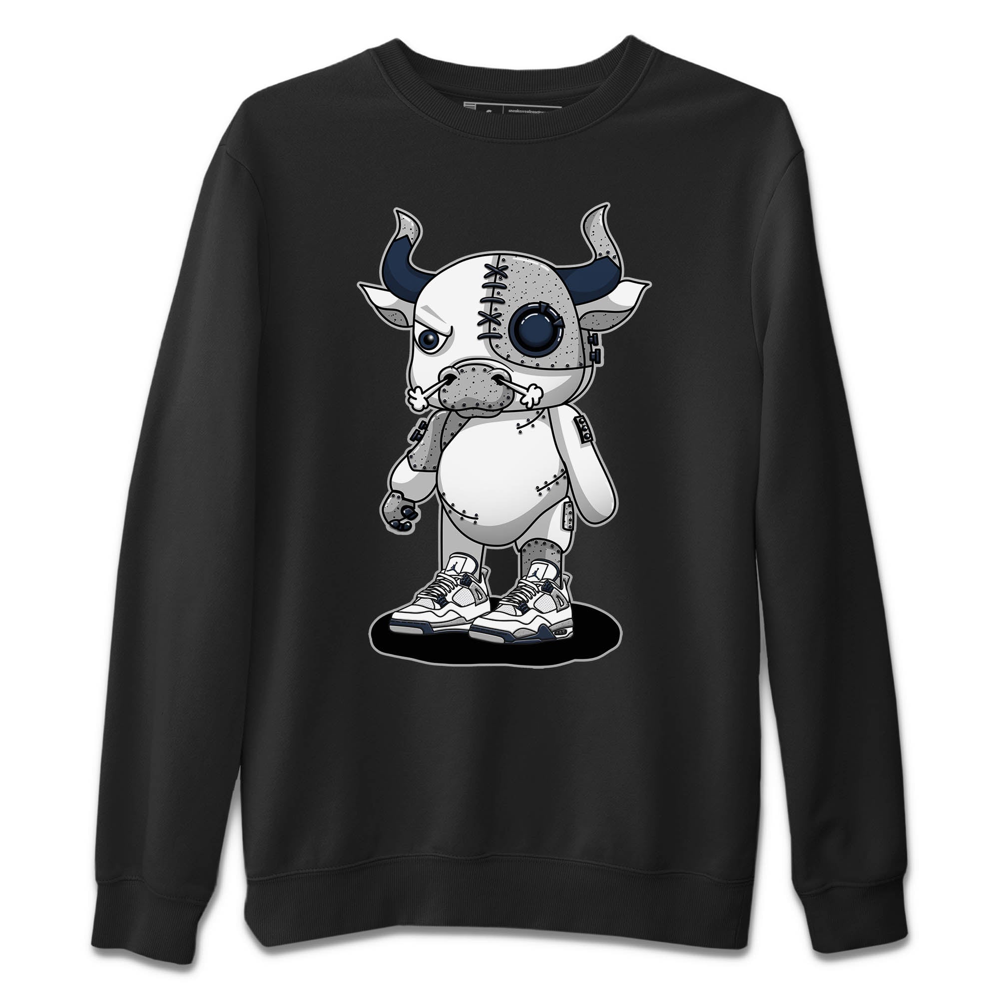 Cyborg Bull Unisex Tops - Air Jordan 4 Midnight Navy