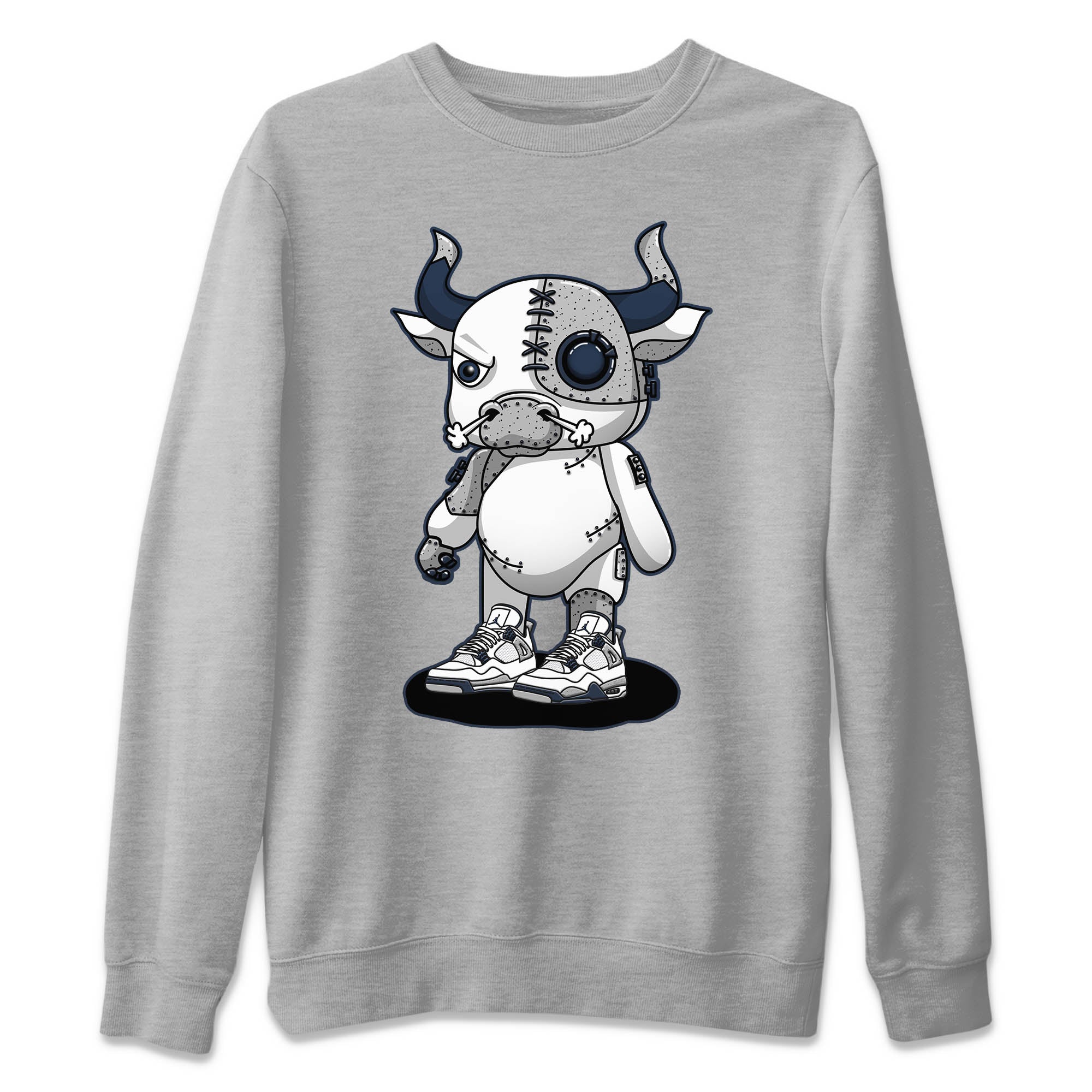 Cyborg Bull Unisex Tops - Air Jordan 4 Midnight Navy
