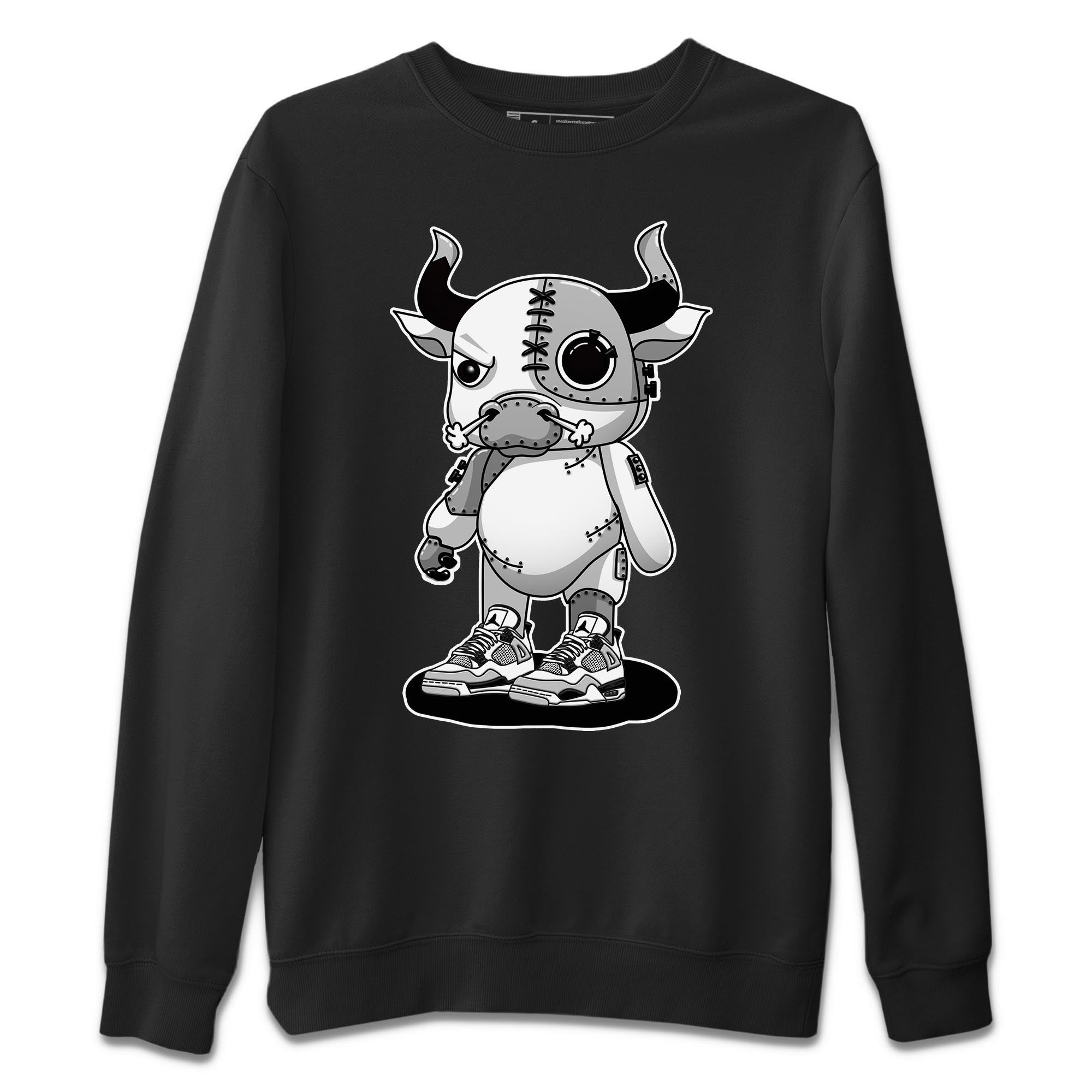 Cyborg Bull Unisex Tops - Air Jordan 4 Military Black