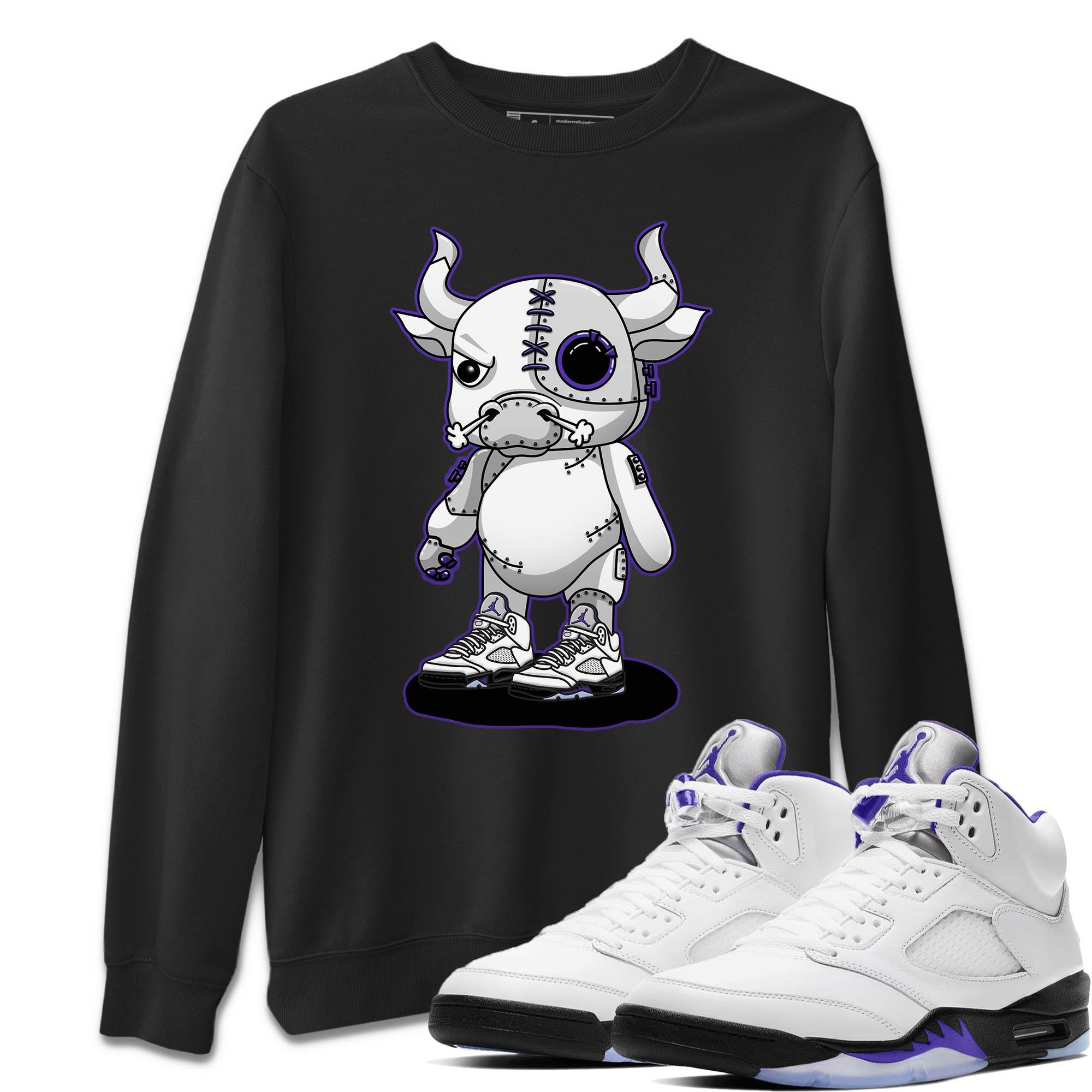 Cyborg Bull Unisex Tops - Air Jordan 5 Concord