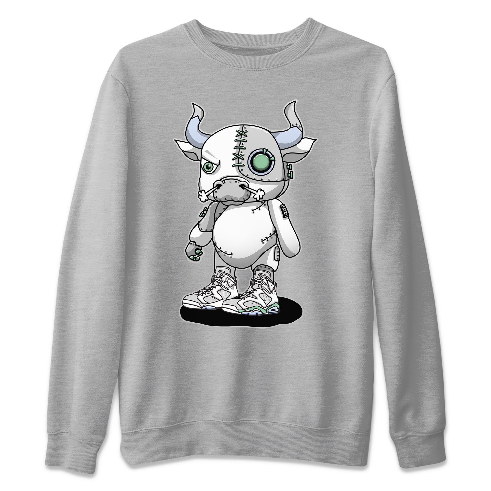 Cyborg Bull Unisex Tops - Air Jordan 6 Mint Foam