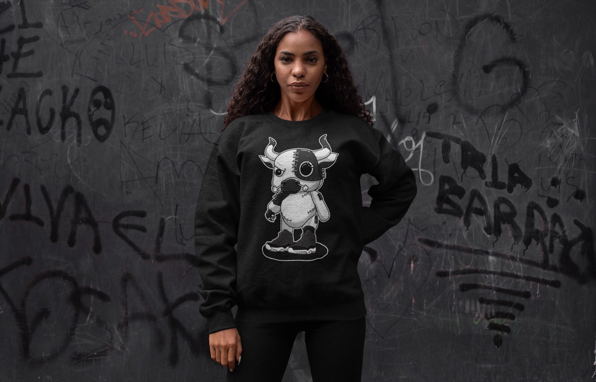 Cyborg Bull Unisex Tops - Air Jordan 11 72-10