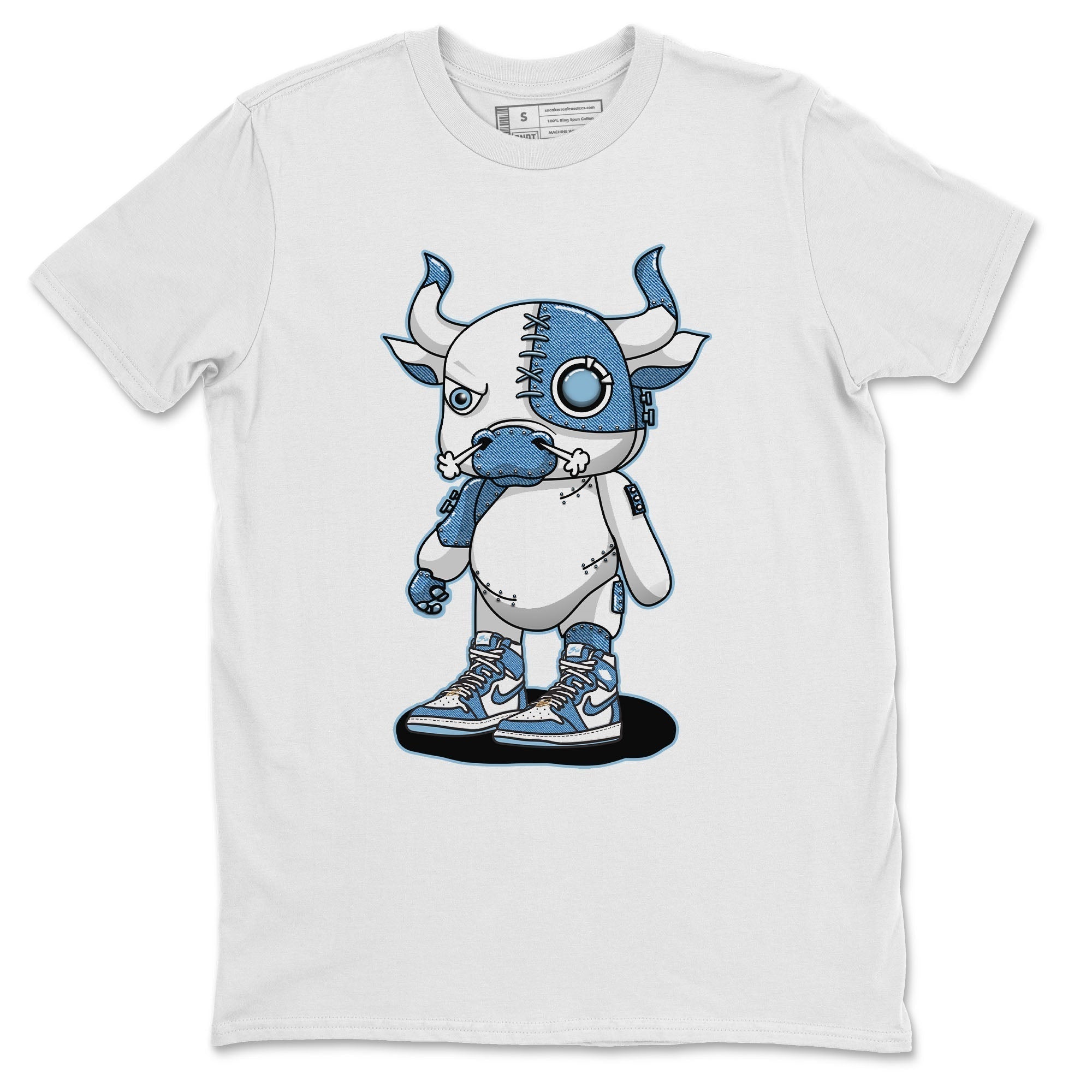 Cyborg Bull Unisex Tops - Air Jordan 1 Denim