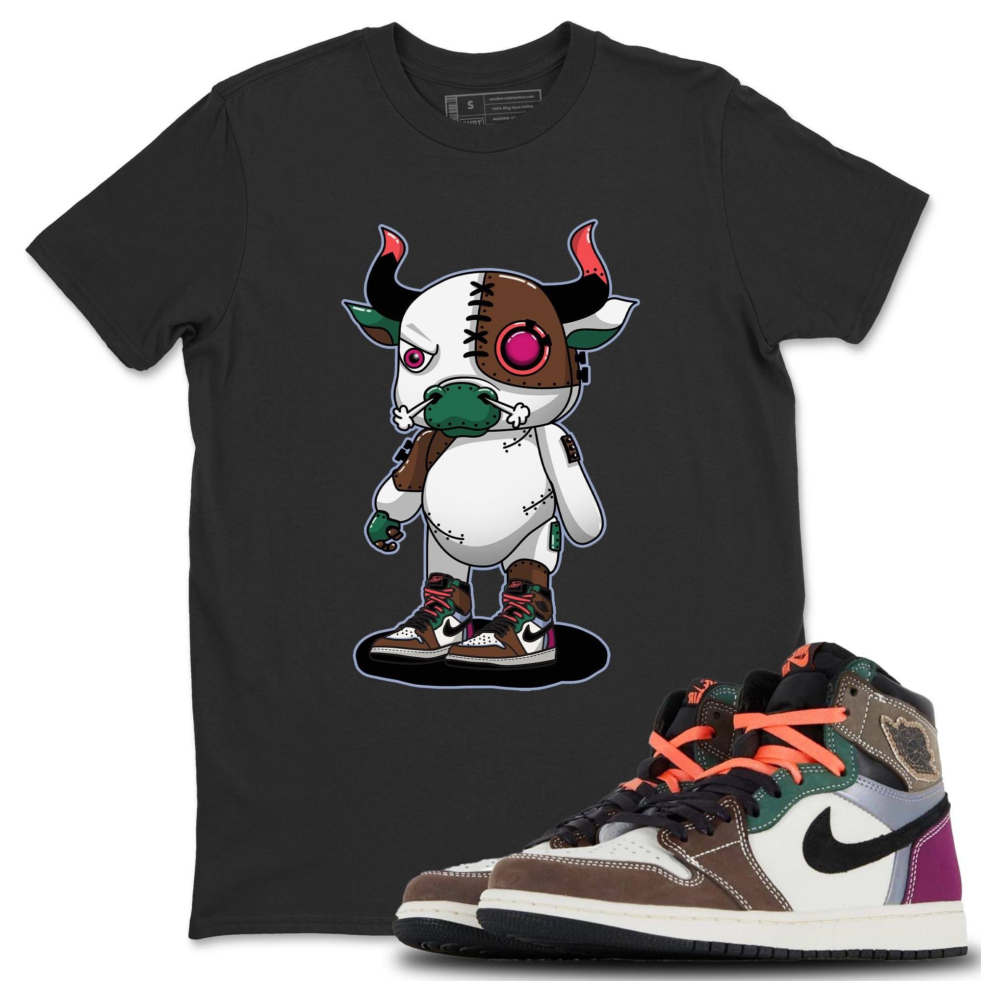 Cyborg Bull Unisex Tops - Air Jordan 1 Hand Crafted
