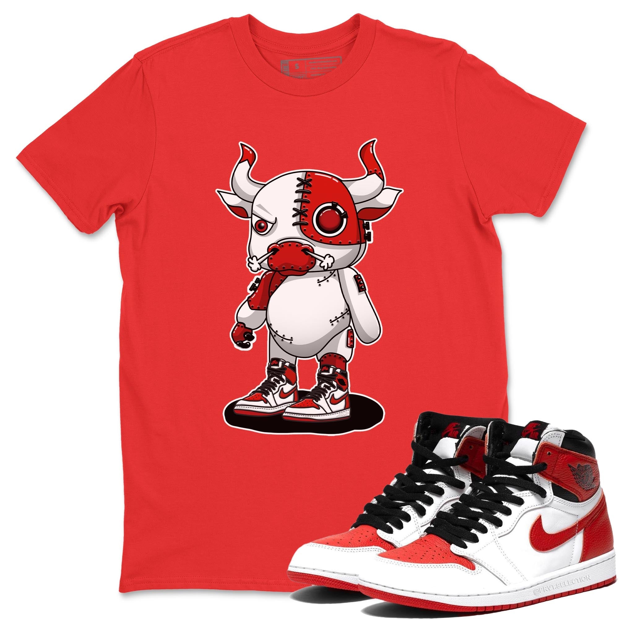 Cyborg Bull Unisex Tops - Air Jordan 1 Heritage