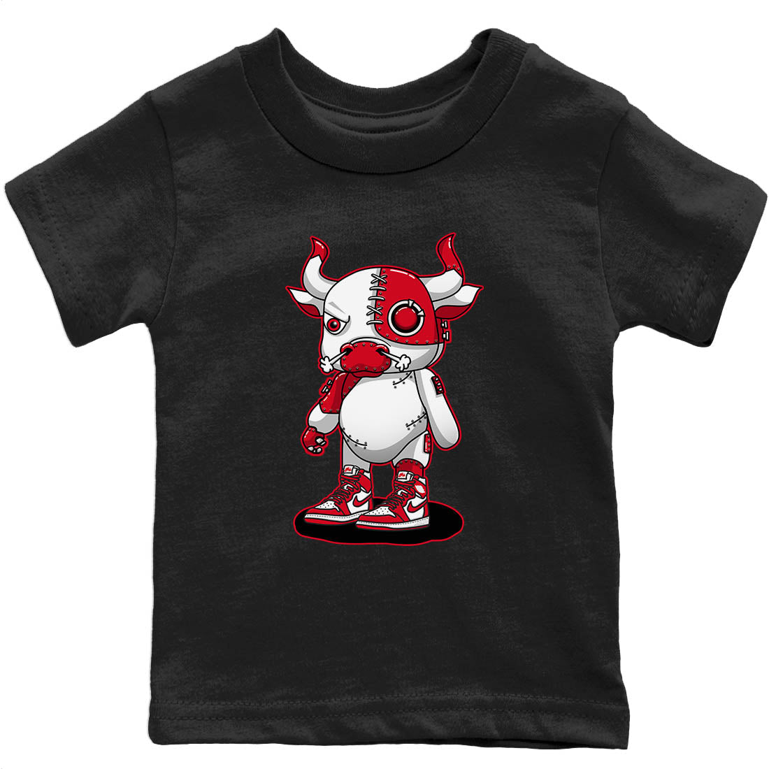 Cyborg Bull Kids Tops - Air Jordan 1 Newstalgia