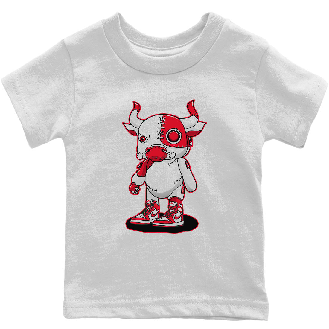 Cyborg Bull Kids Tops - Air Jordan 1 Newstalgia
