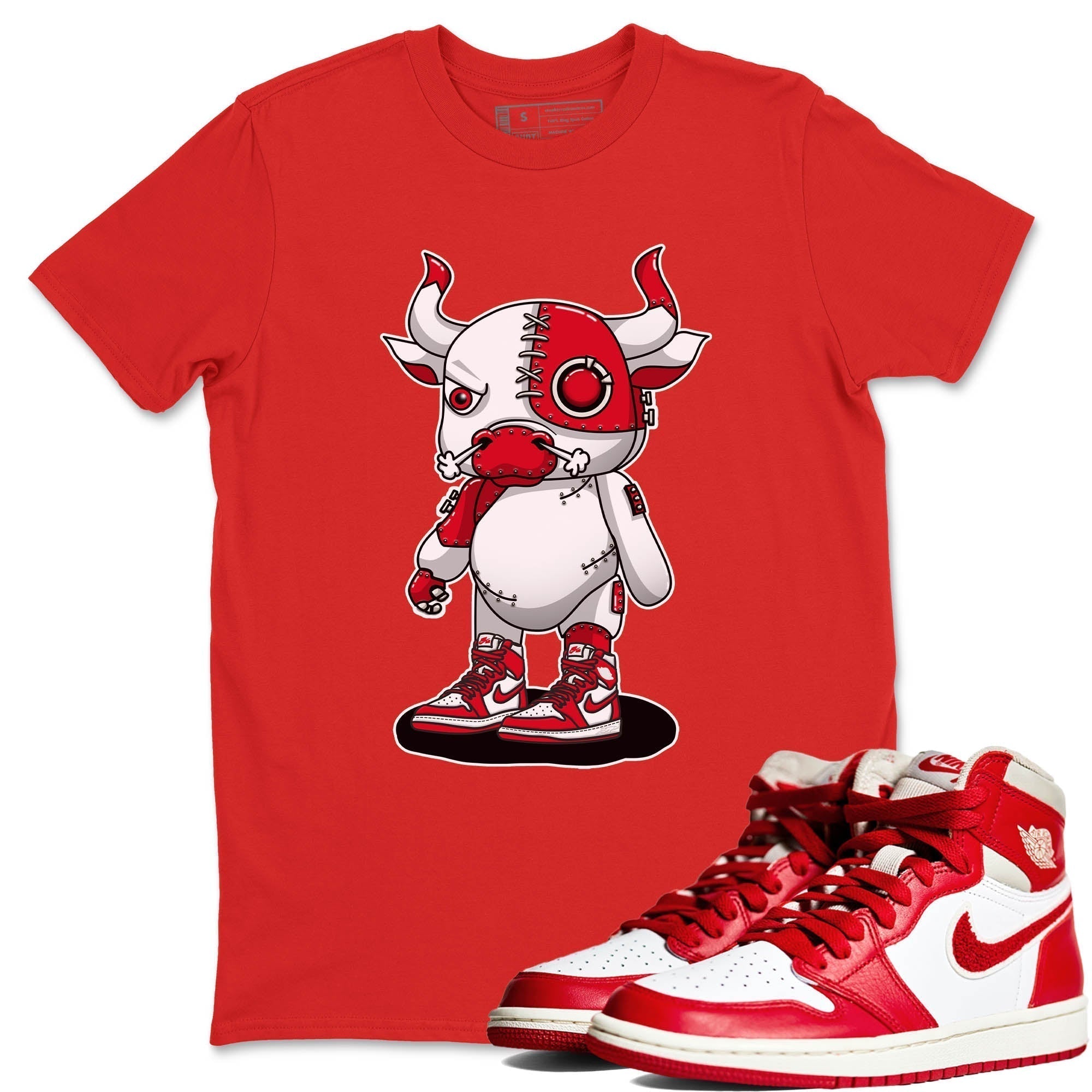 Cyborg Bull Unisex Tops - Air Jordan 1 Newstalgia
