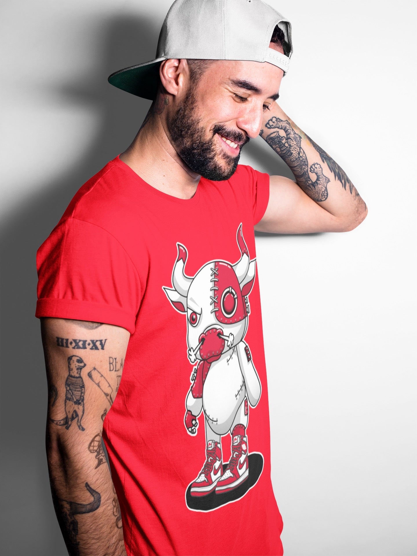 Cyborg Bull Unisex Tops - Air Jordan 1 Newstalgia