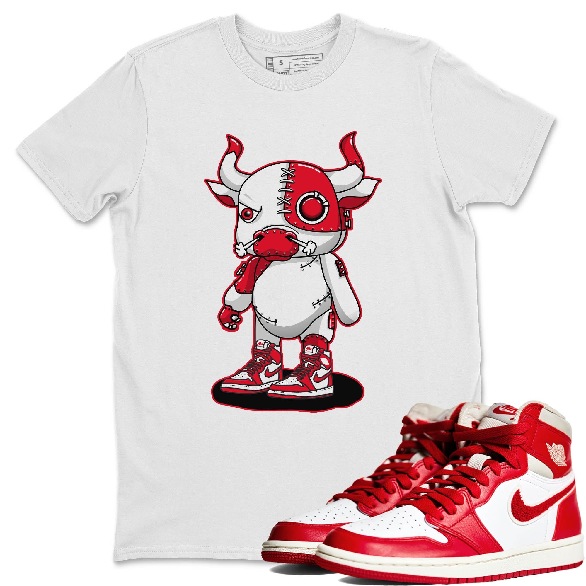 Cyborg Bull Unisex Tops - Air Jordan 1 Newstalgia