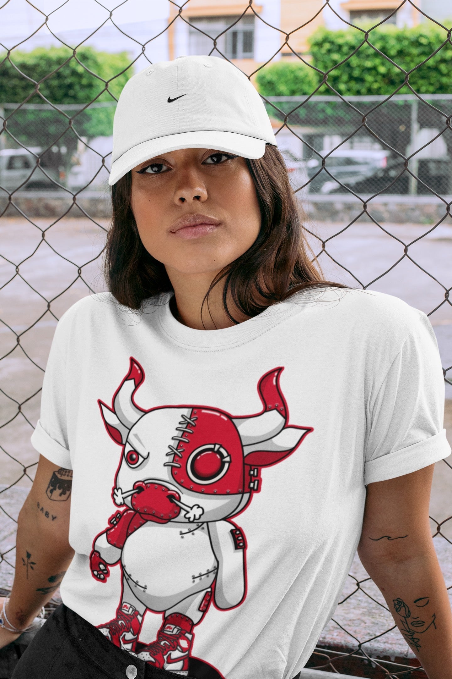 Cyborg Bull Unisex Tops - Air Jordan 1 Newstalgia