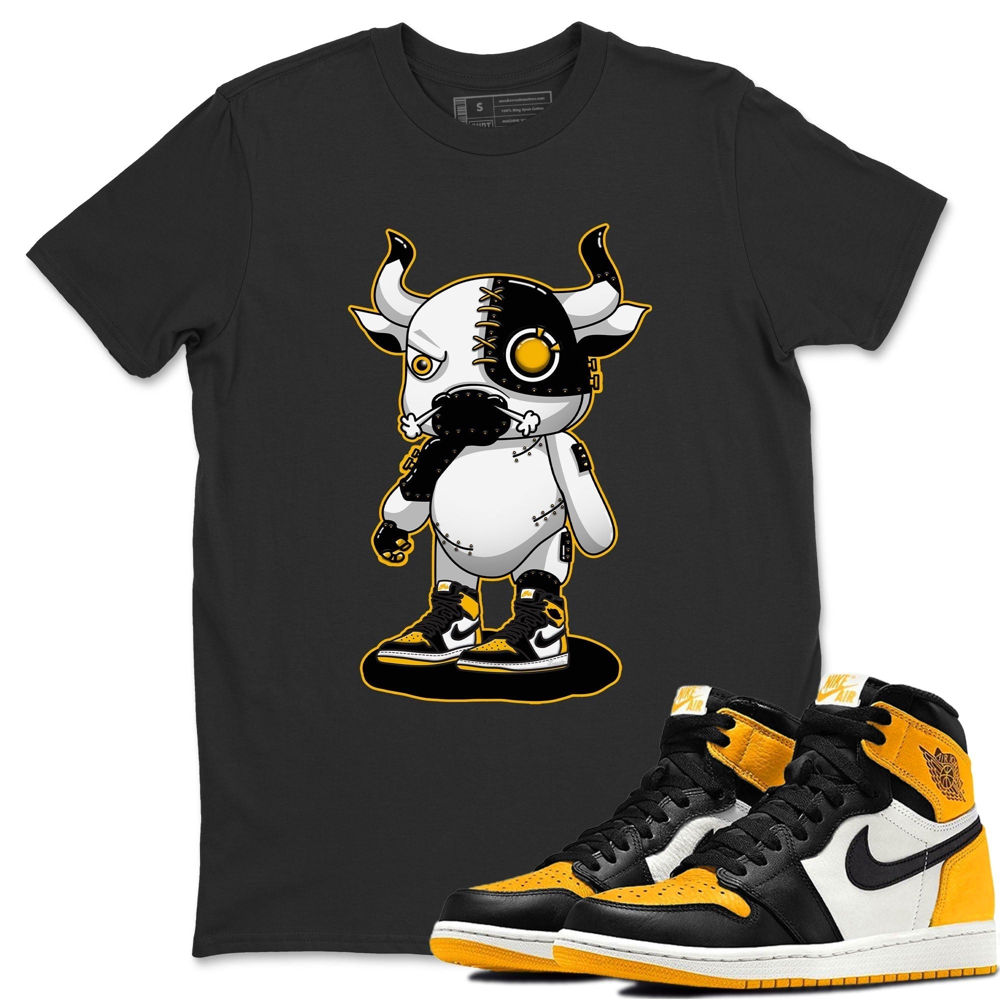 Cyborg Bull Unisex Tops - Air Jordan 1 Taxi